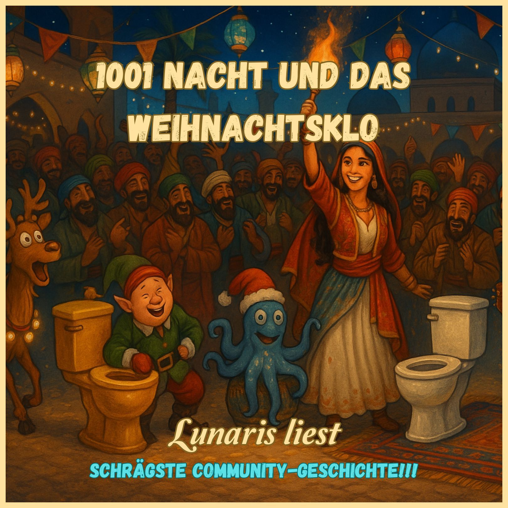 1001 Nacht und ein Weihnachtsklo – Eine Community-Geschichte wie ein Fiebertraum😂 - Weihnachtsspecial | Lunaris liest