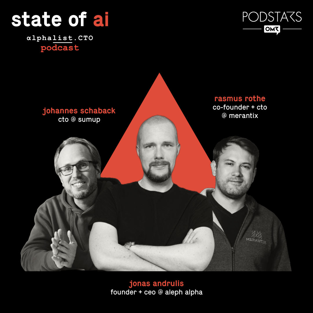#101 - AI Revolution Roundtable feat. Jonas Andruilis (Aleph Alpha), Rasmus Rothe (Merantix) & Johannes Schaback (SumUp)