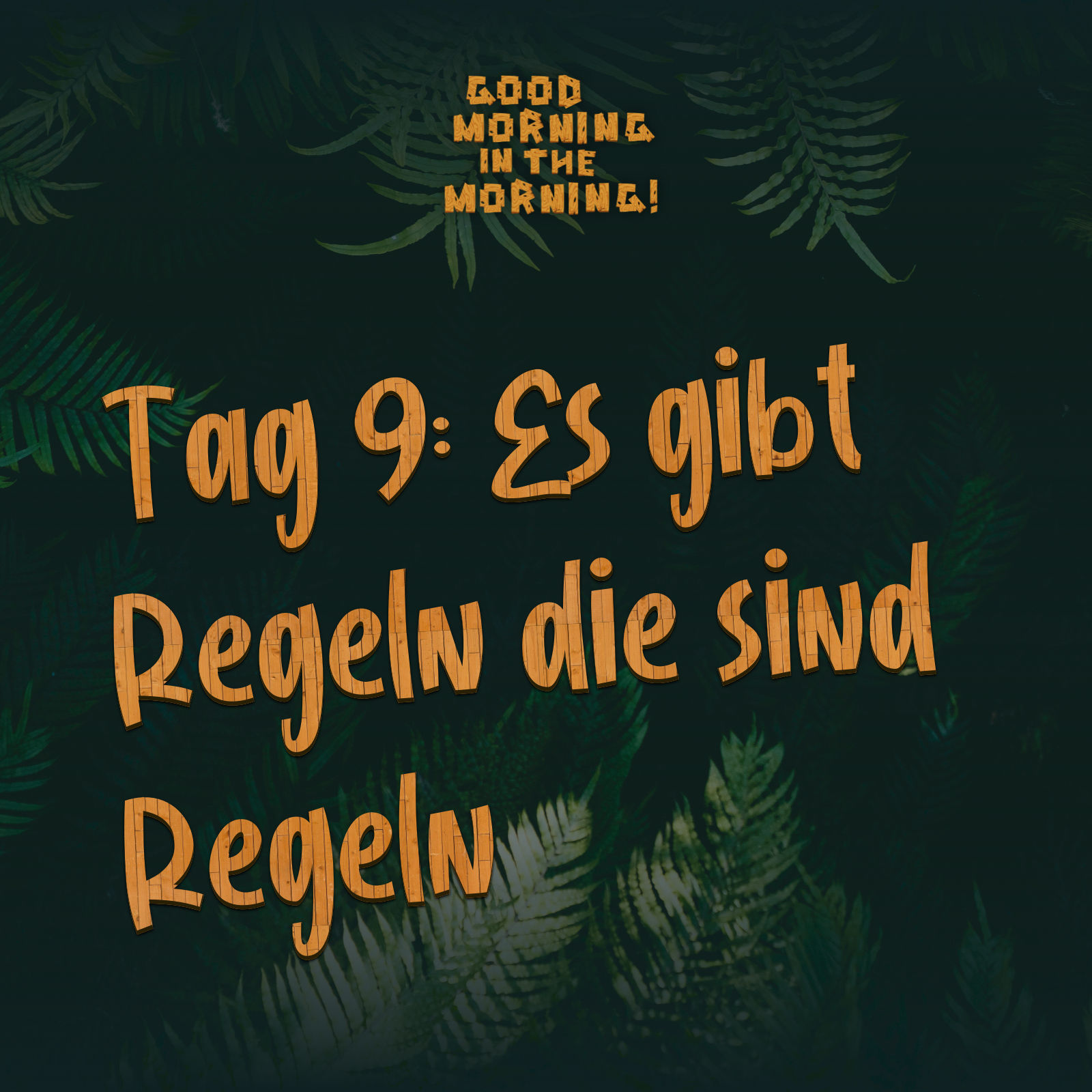#101 – Tag 9: Es gibt Regeln die sind Regeln