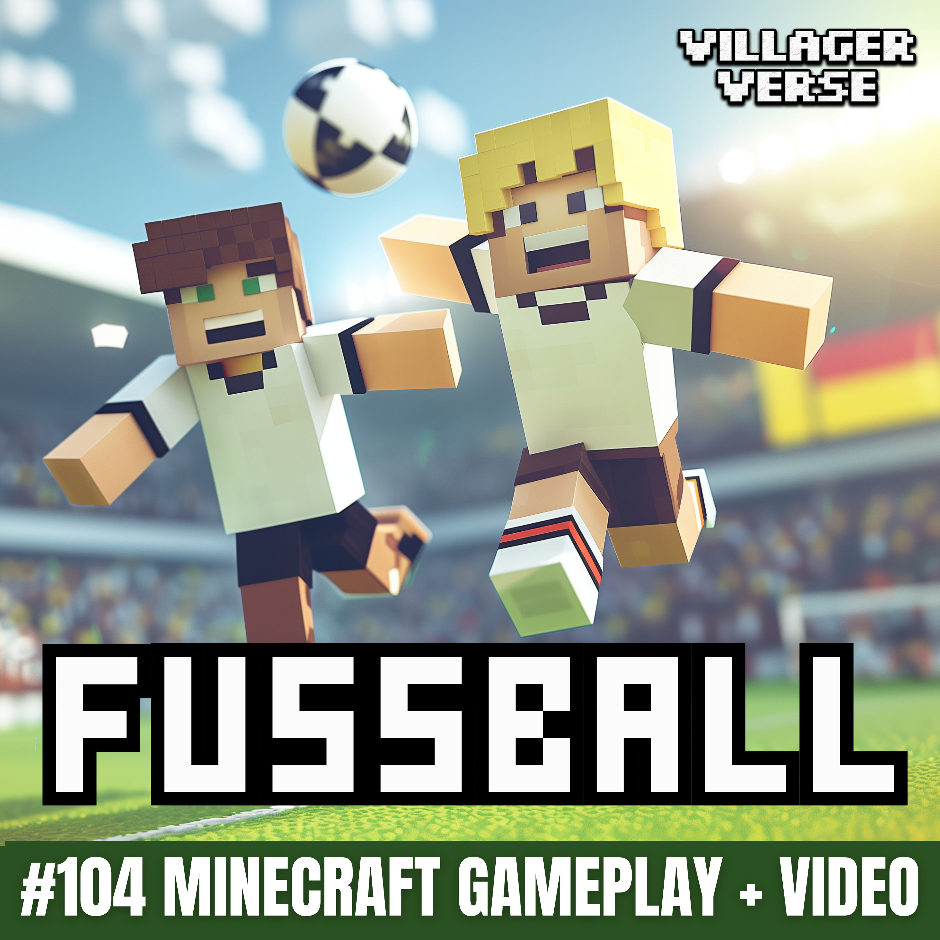 #104⚽ Fußball in Minecraft (Test)