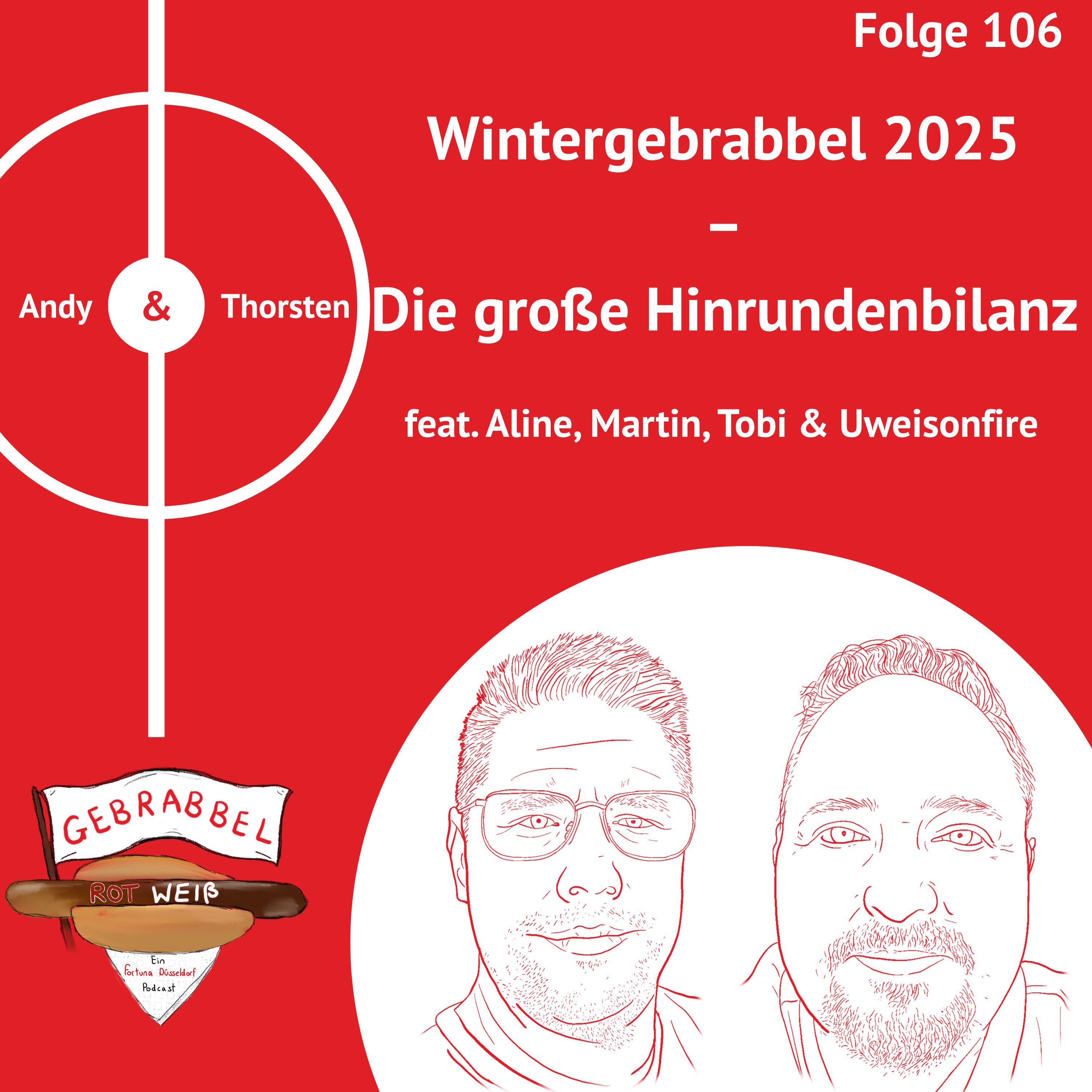 #106: Wintergebrabbel 2025 – Die große Hinrundenbilanz feat. Aline, Martin, Tobi & Uweisonfire