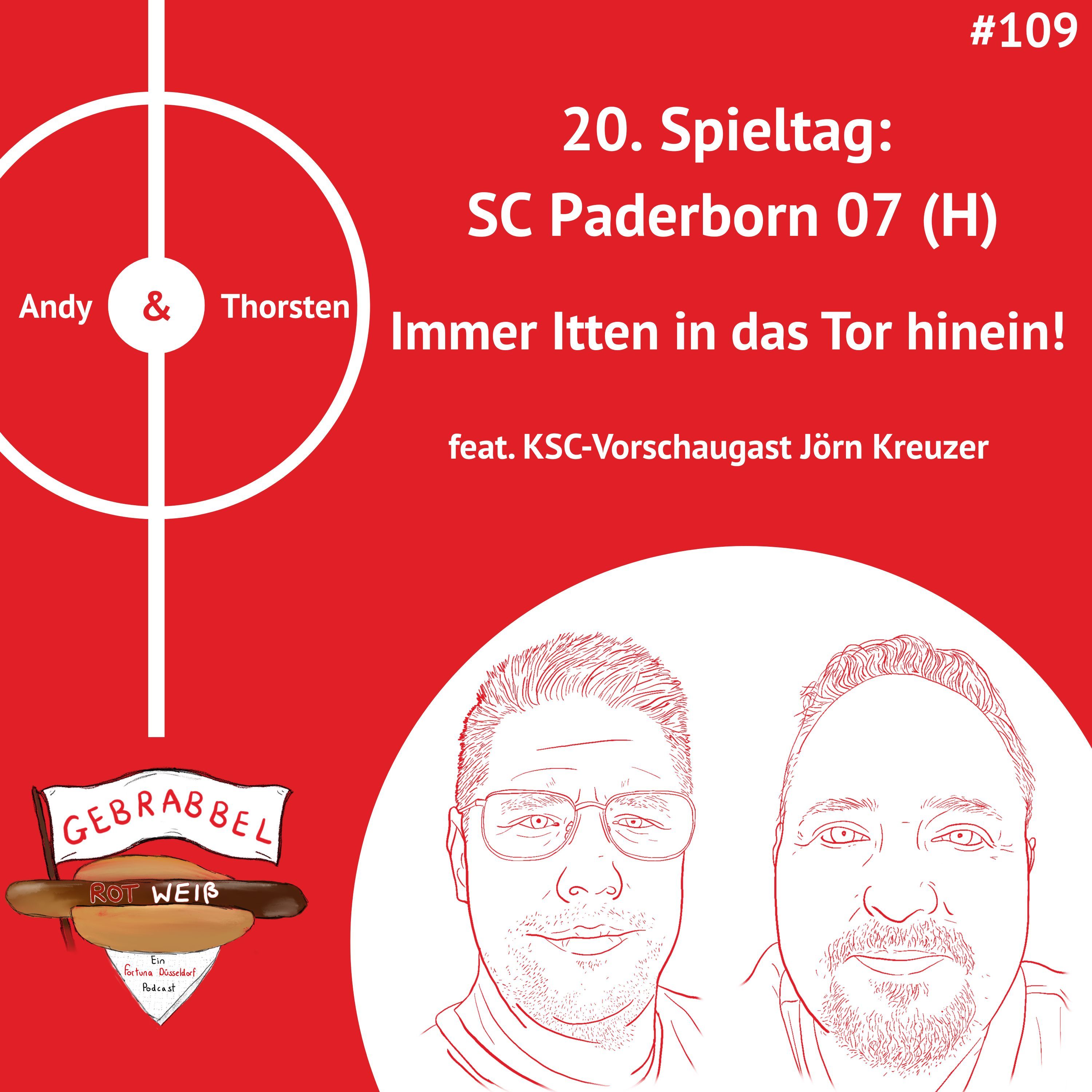 #109: 20. Spieltag: SC Paderborn 07 (H) – Immer Itten in das Tor hinein! feat. KSC-Vorschaugast Jörn Kreuzer