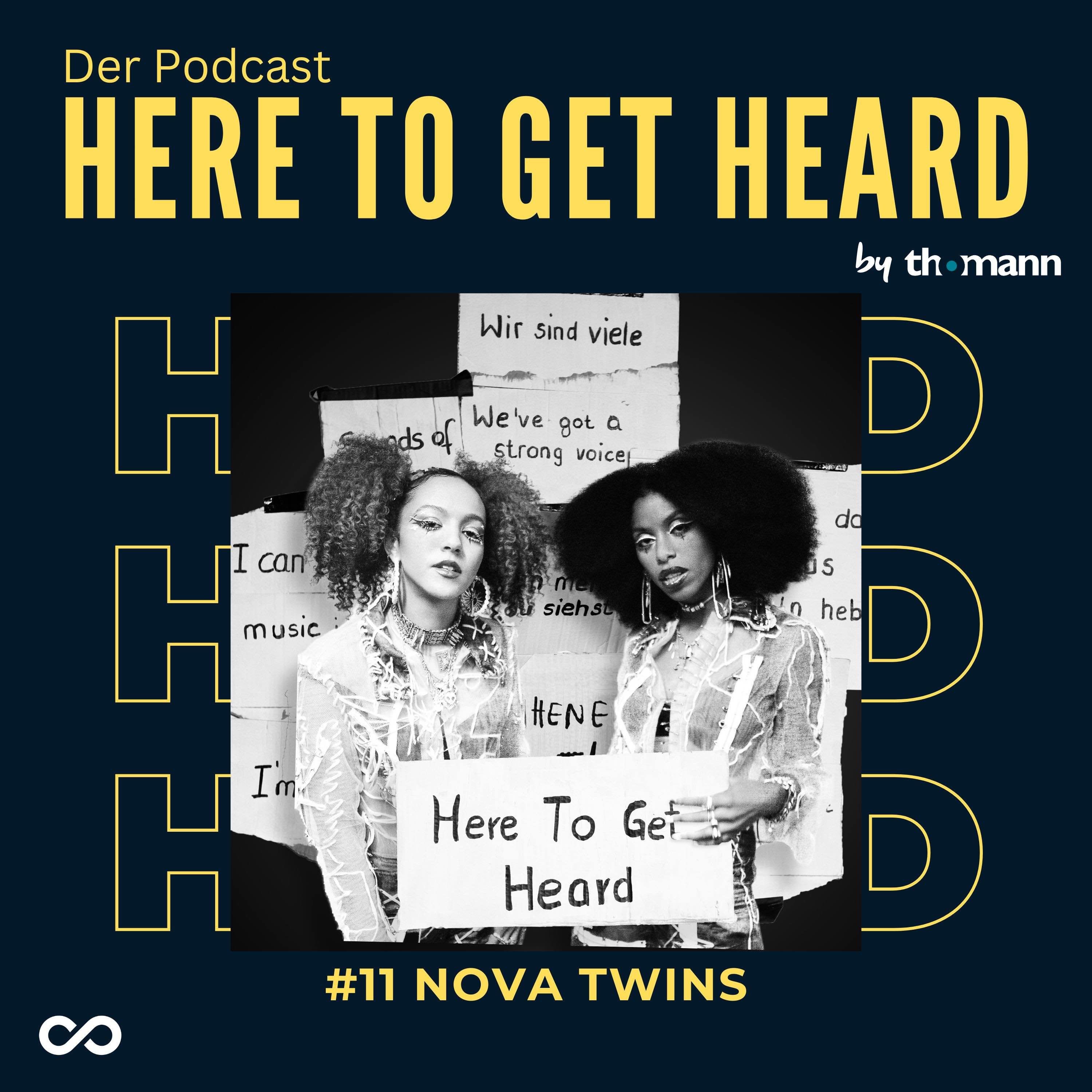 #11 NOVA TWINS about finding their own voice, how they craft songs, and becoming an international rock band