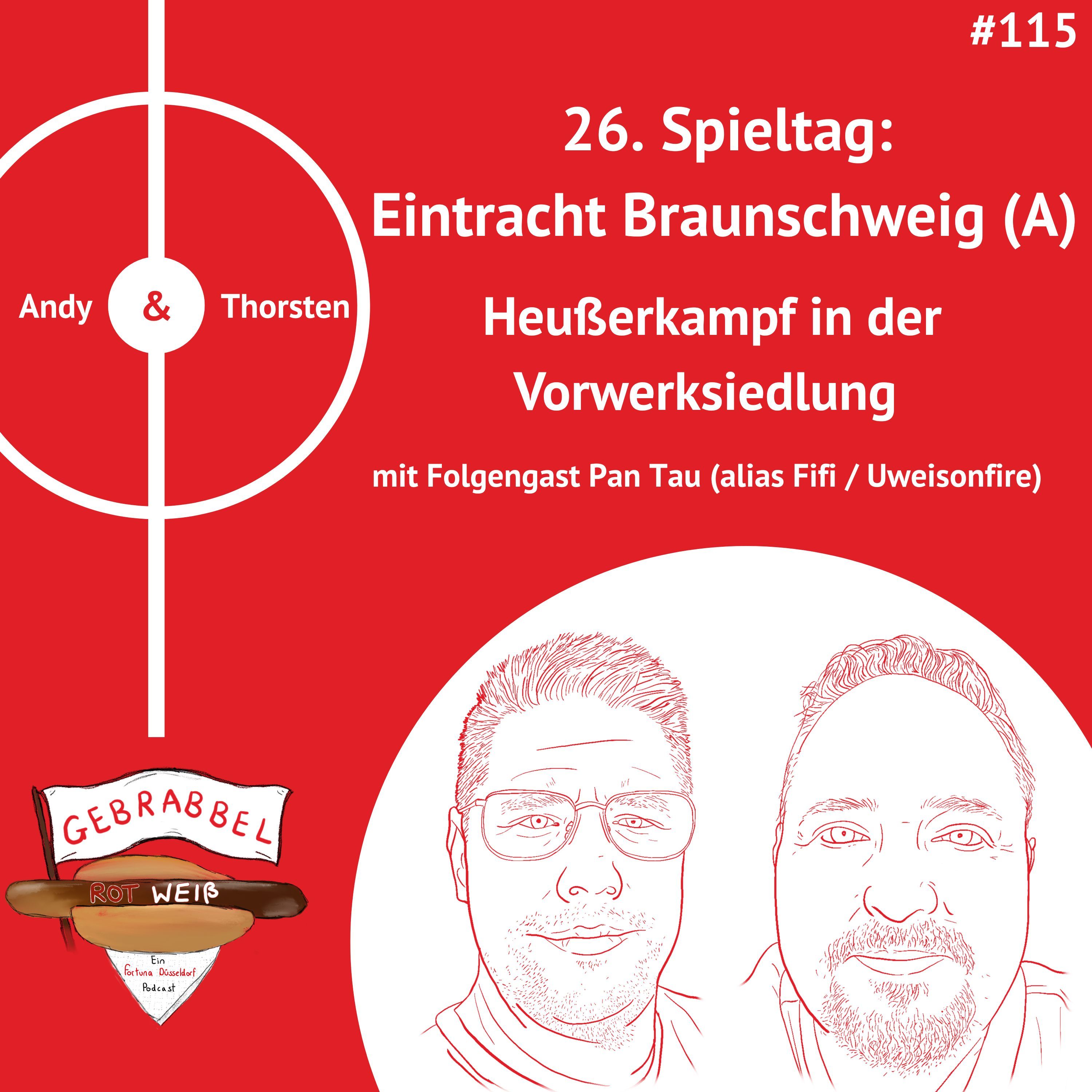 #115: 26. Spieltag: Eintracht Braunschweig (A) – Heußerkampf in der Vorwerksiedlung mit Folgengast Pan Tau