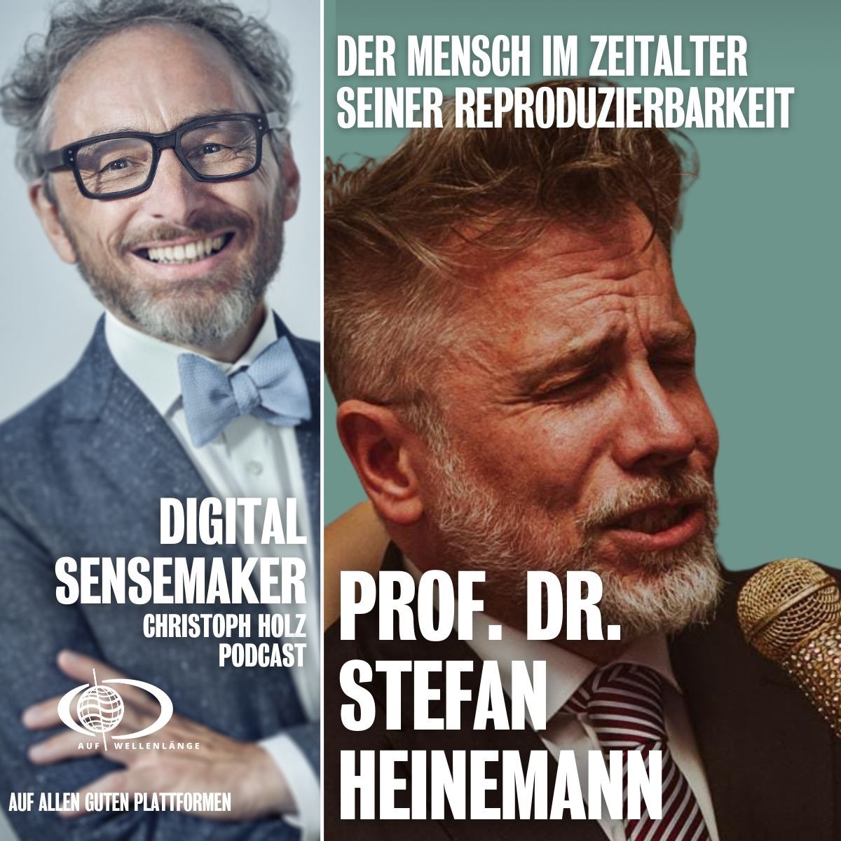 #117“Der Mensch im Zeitalter seiner Reproduzierbarkeit” mit Stefan Heinemann, Professor Wirtschaftsethik FOM Hochschule