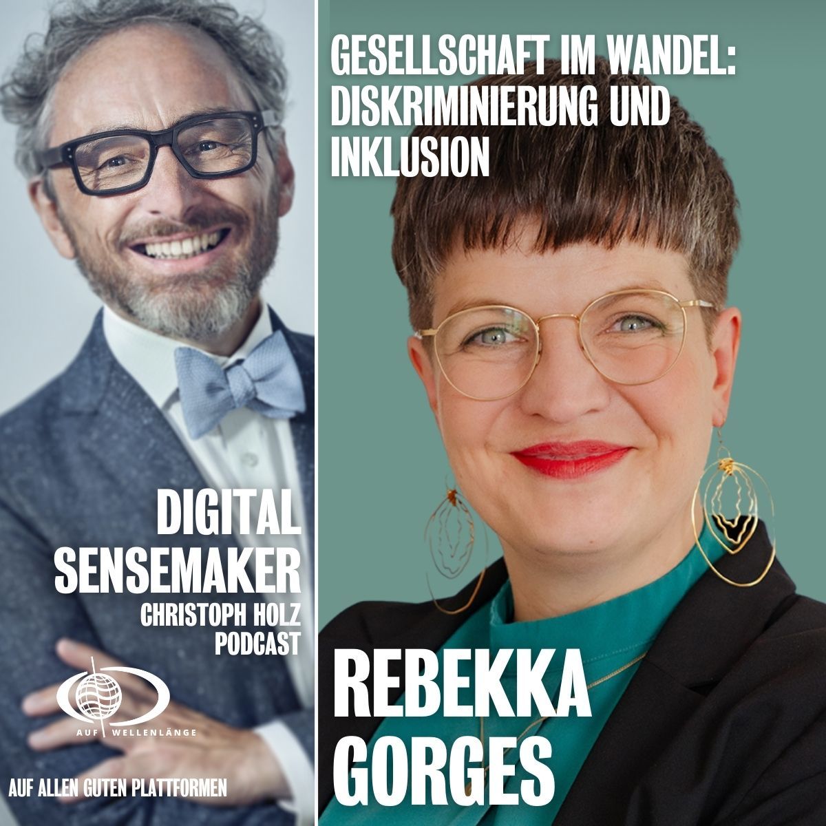 #118 “Gesellschaft im Wandel: Diskriminierung und Inklusion” mit Rebekka Gorges, Diversity Trainerin ProQuote Medien