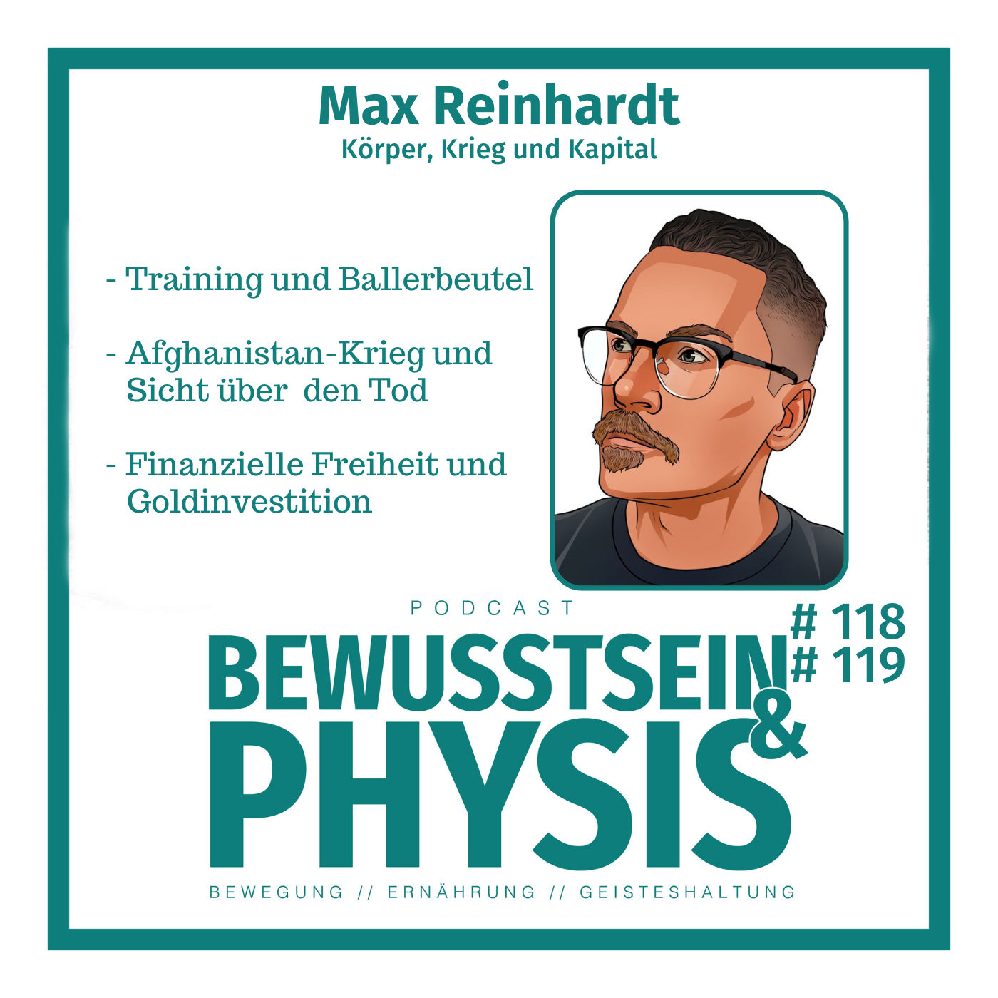 119 2/2 Max Reinhardt - Finanzielle Gesundheit und Investitionen, warum du in Gold investieren solltest und wie das FIAT-Geldsystem dich im Hamsterrad hält