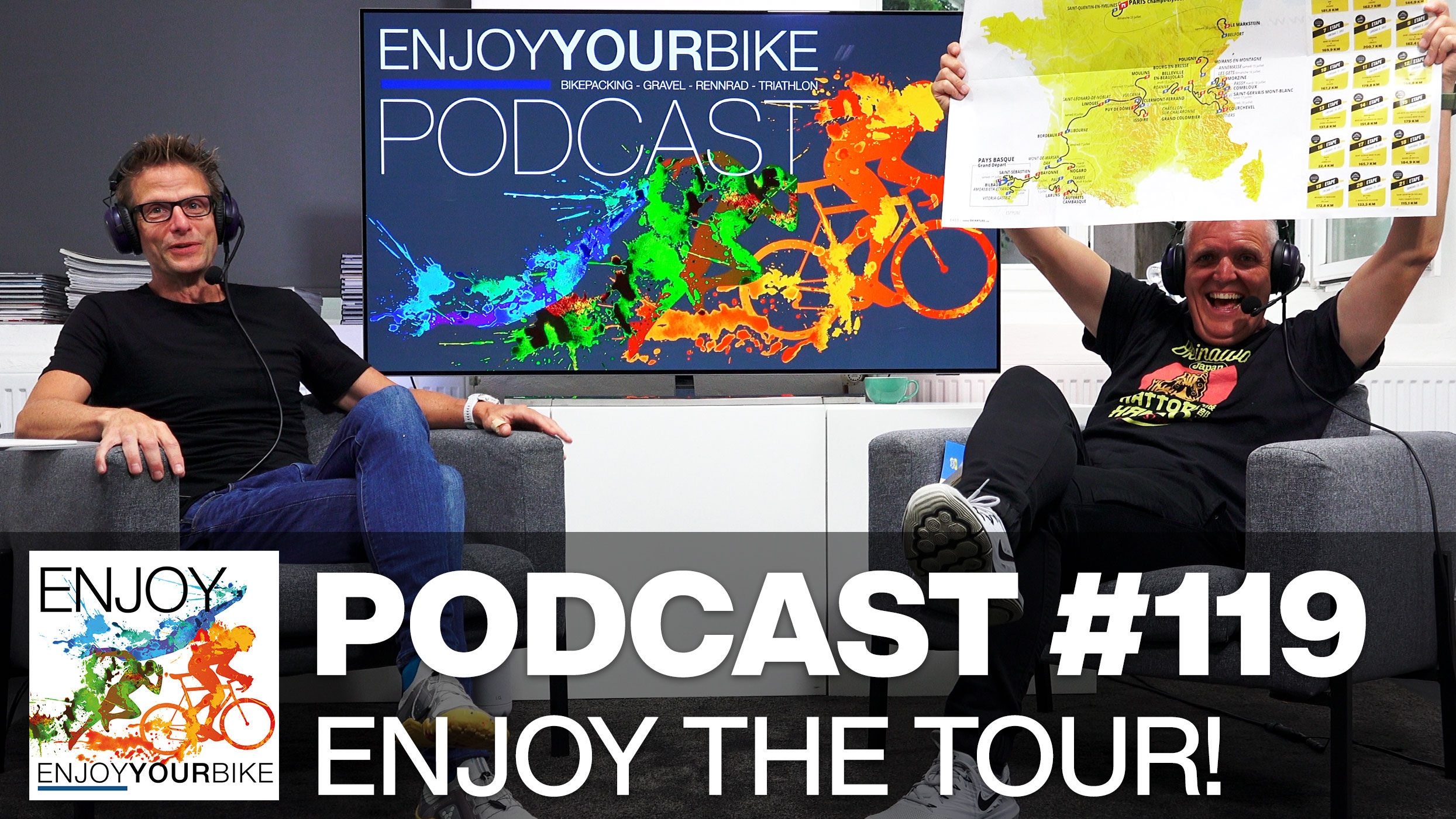 119: ENJOY THE TOUR! Tour de France Talk, VanMoof Pleite, Hütchenspieler & mehr