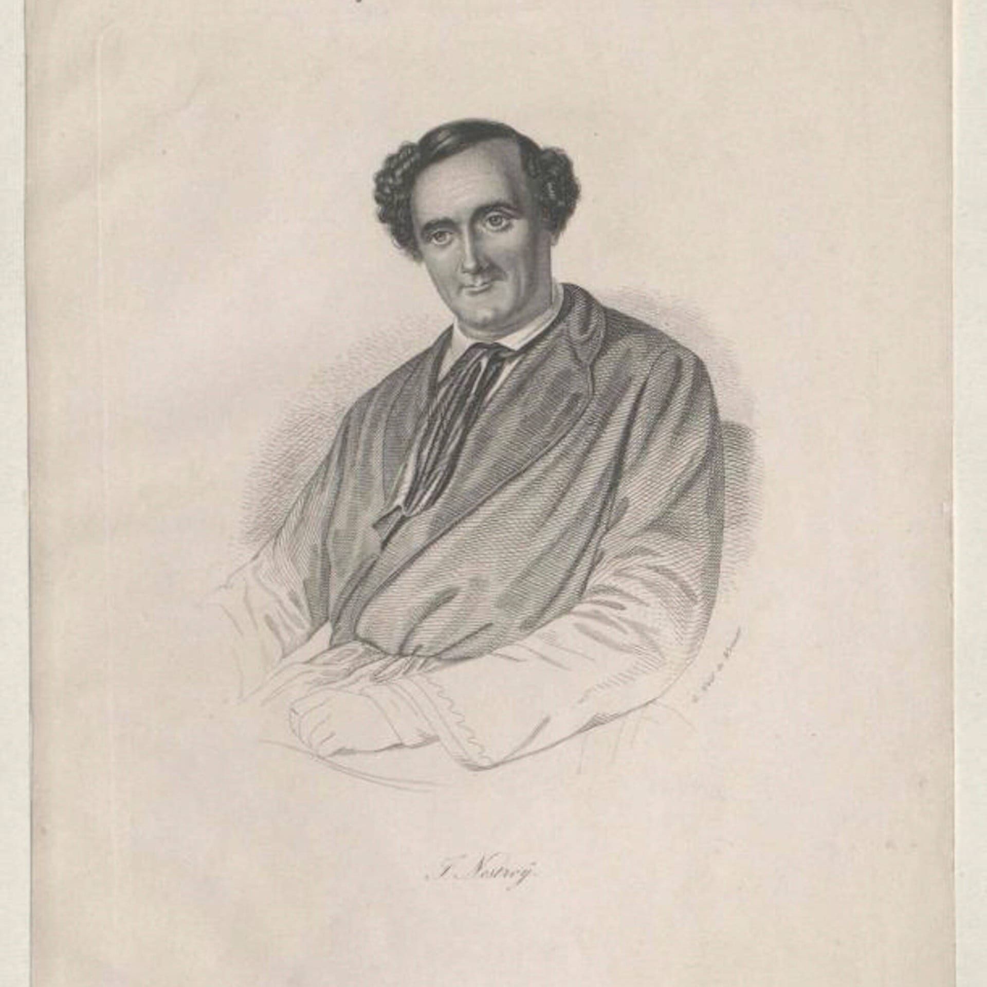 12.03.1855: Johann Nestroy schreibt Karoline Köfer