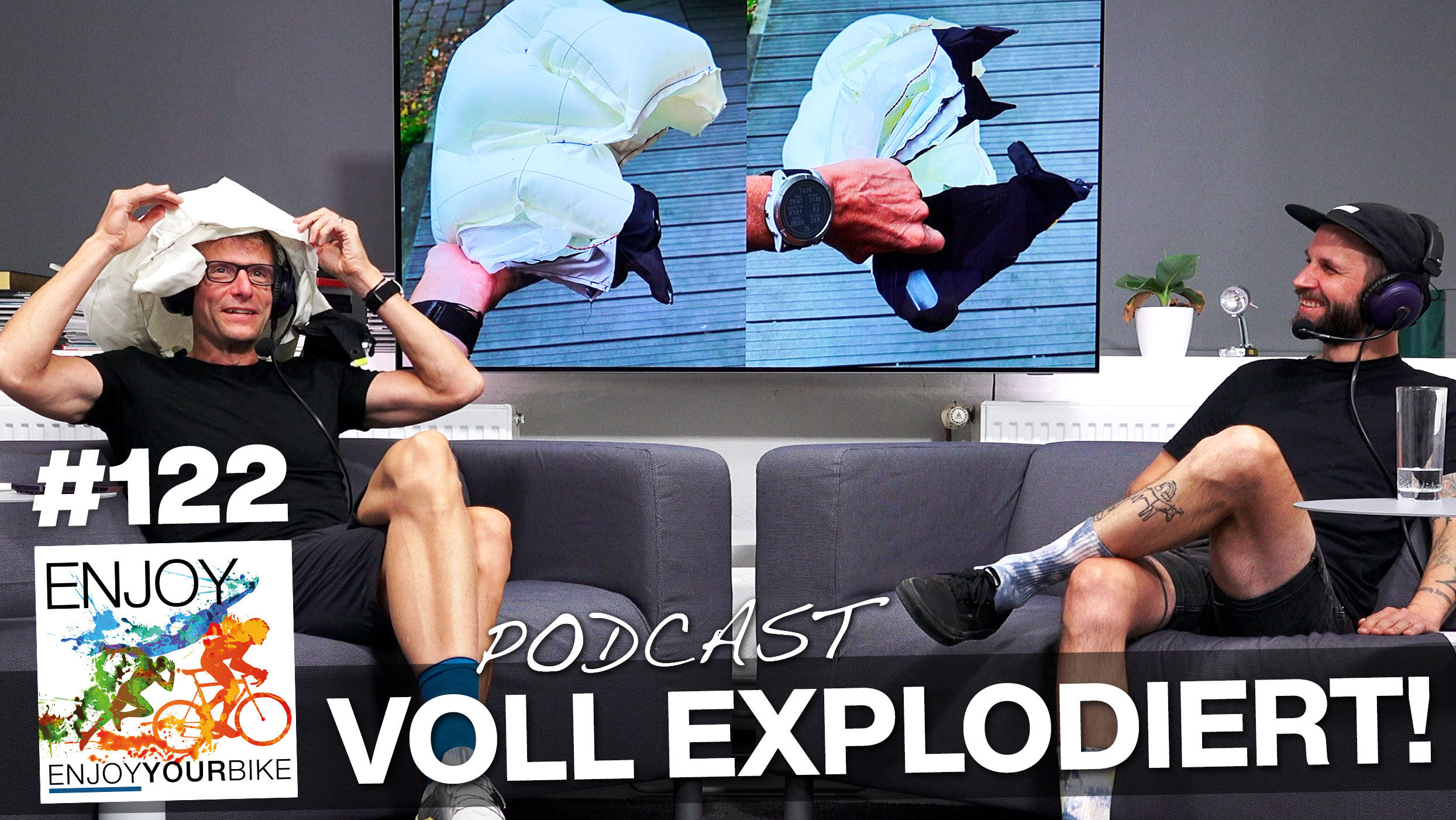 122: Hövding Airbag ausgelöst, Shimano GRX 12-fach, Deutschland Tour, Orbea Orca, 750d Laufräder, COROS Pace 3