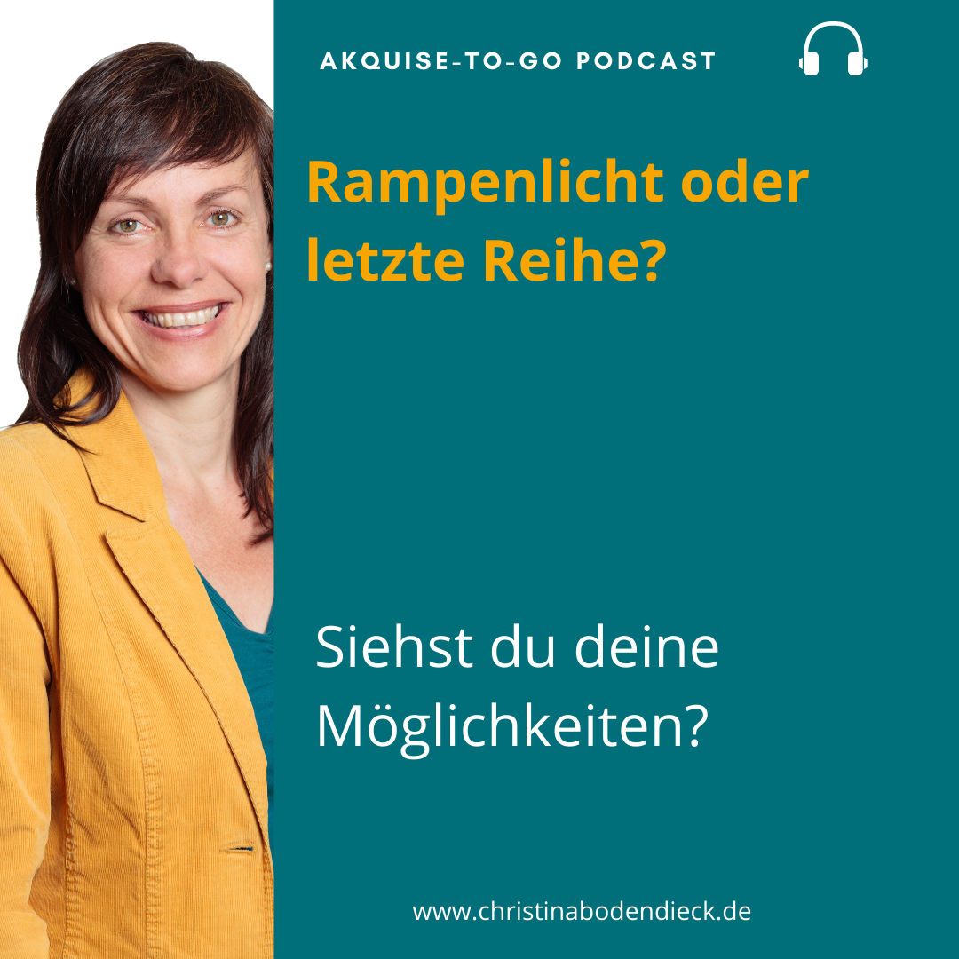 #124 Solounternehmer: Rampenlicht oder letzte Reihe?