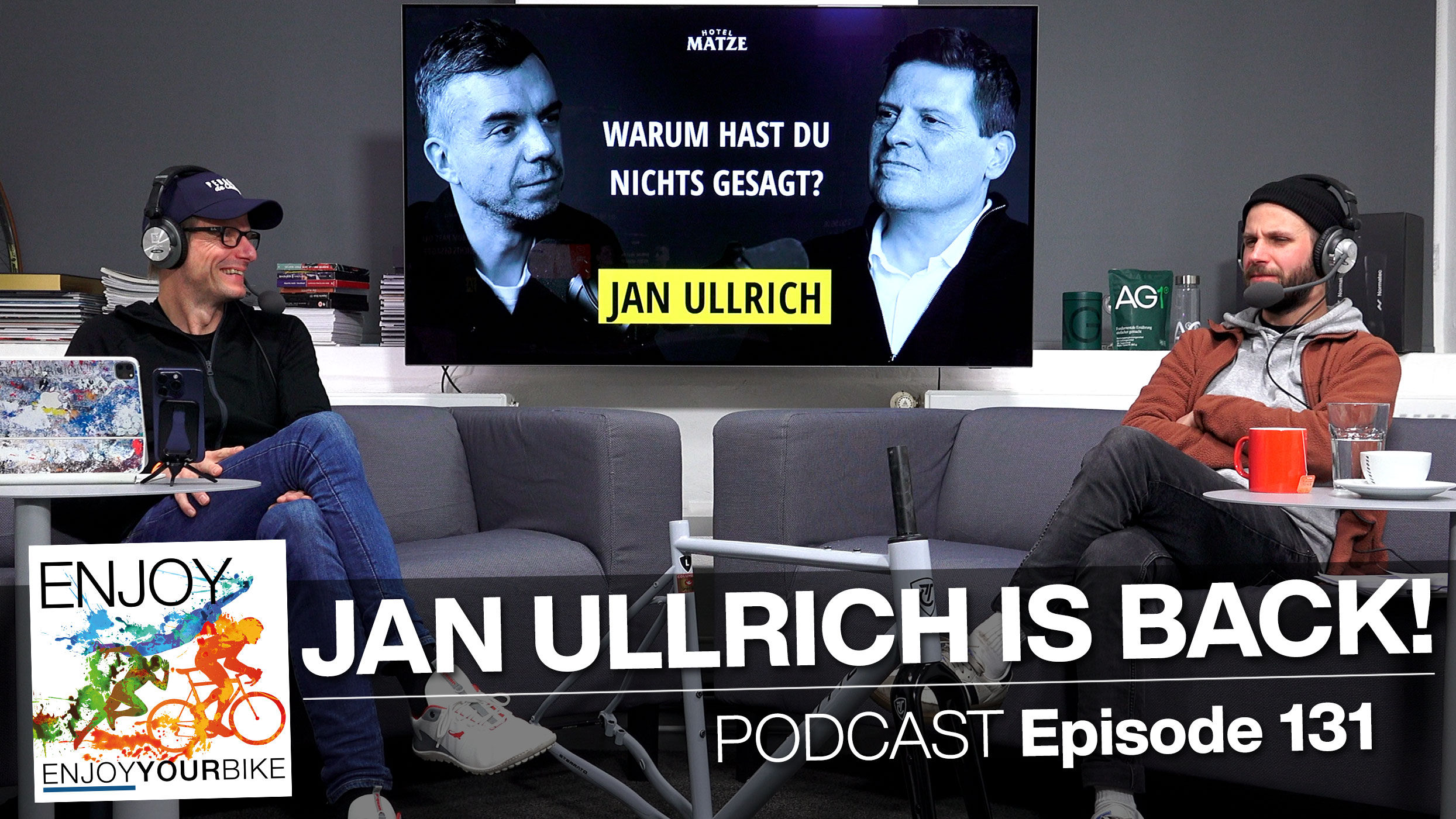 131: Jan Ullrich Amazon Prime Doku vs. Hotel Matze Podcast + ZWIFT Level, Shimano Rückruf, uvm.