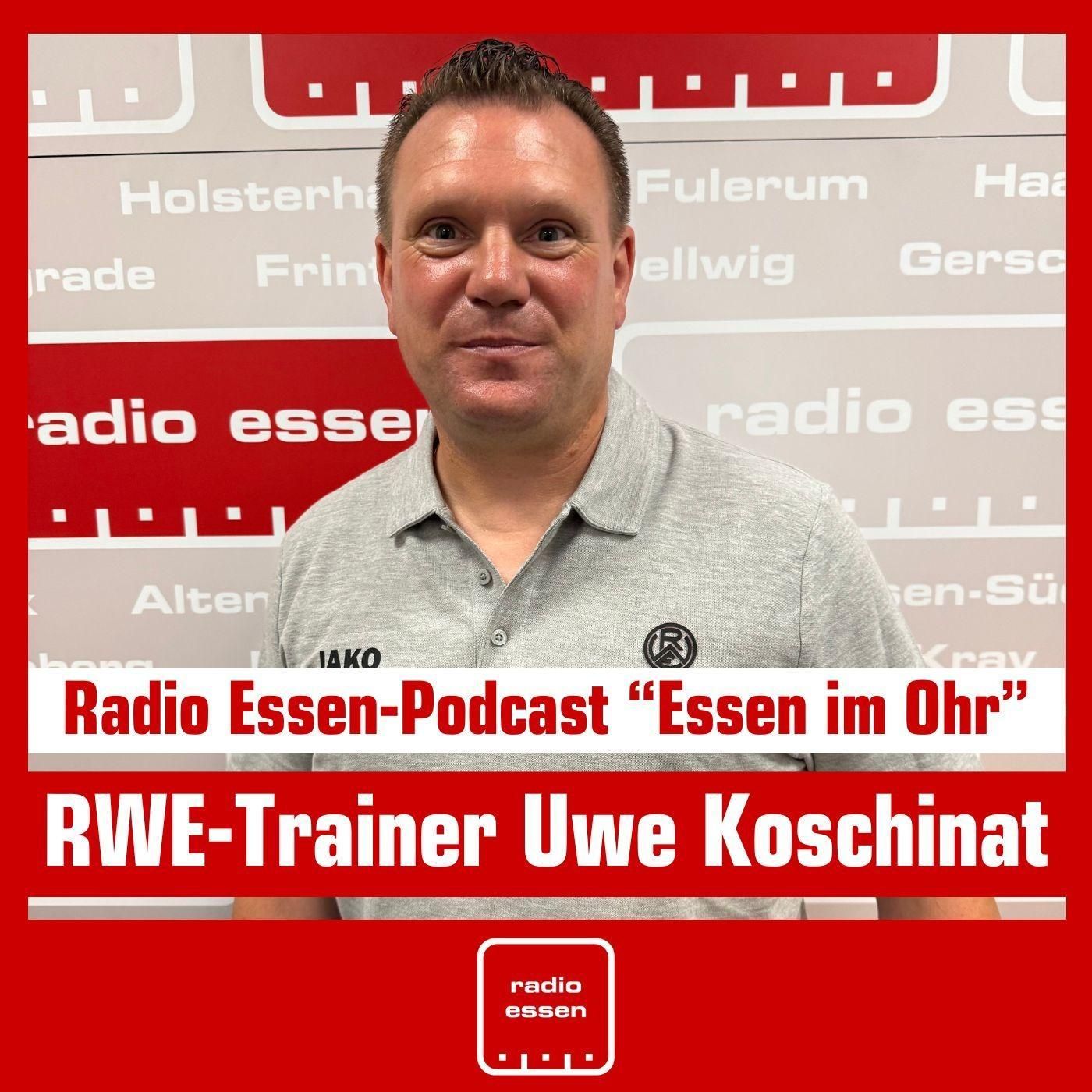 #133 mit RWE-Trainer Uwe Koschinat