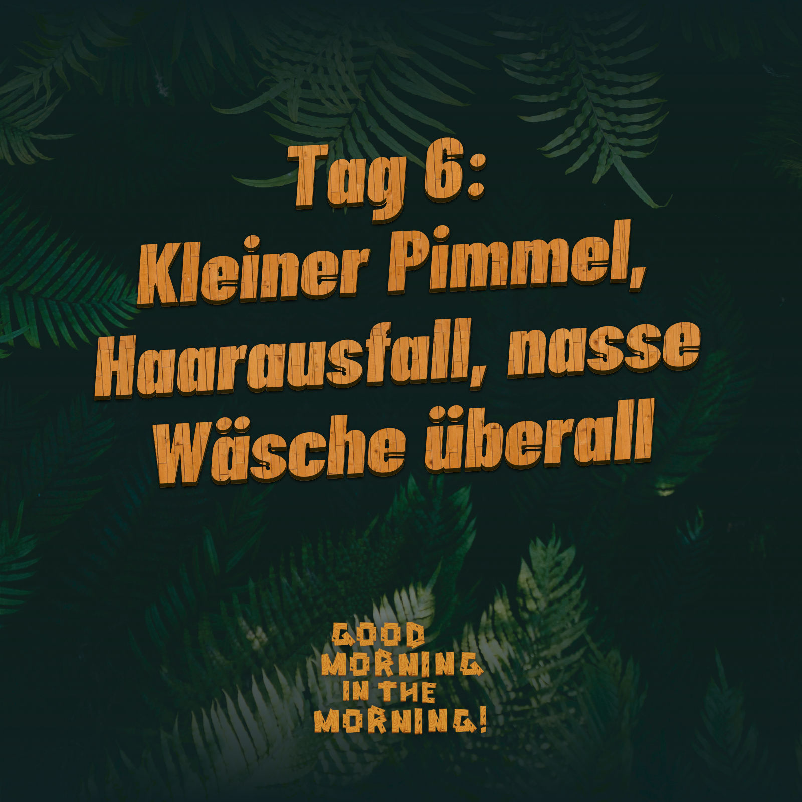 #135 – Tag 6: Kleiner Pimmel, Haarausfall, nasse Wäsche überall