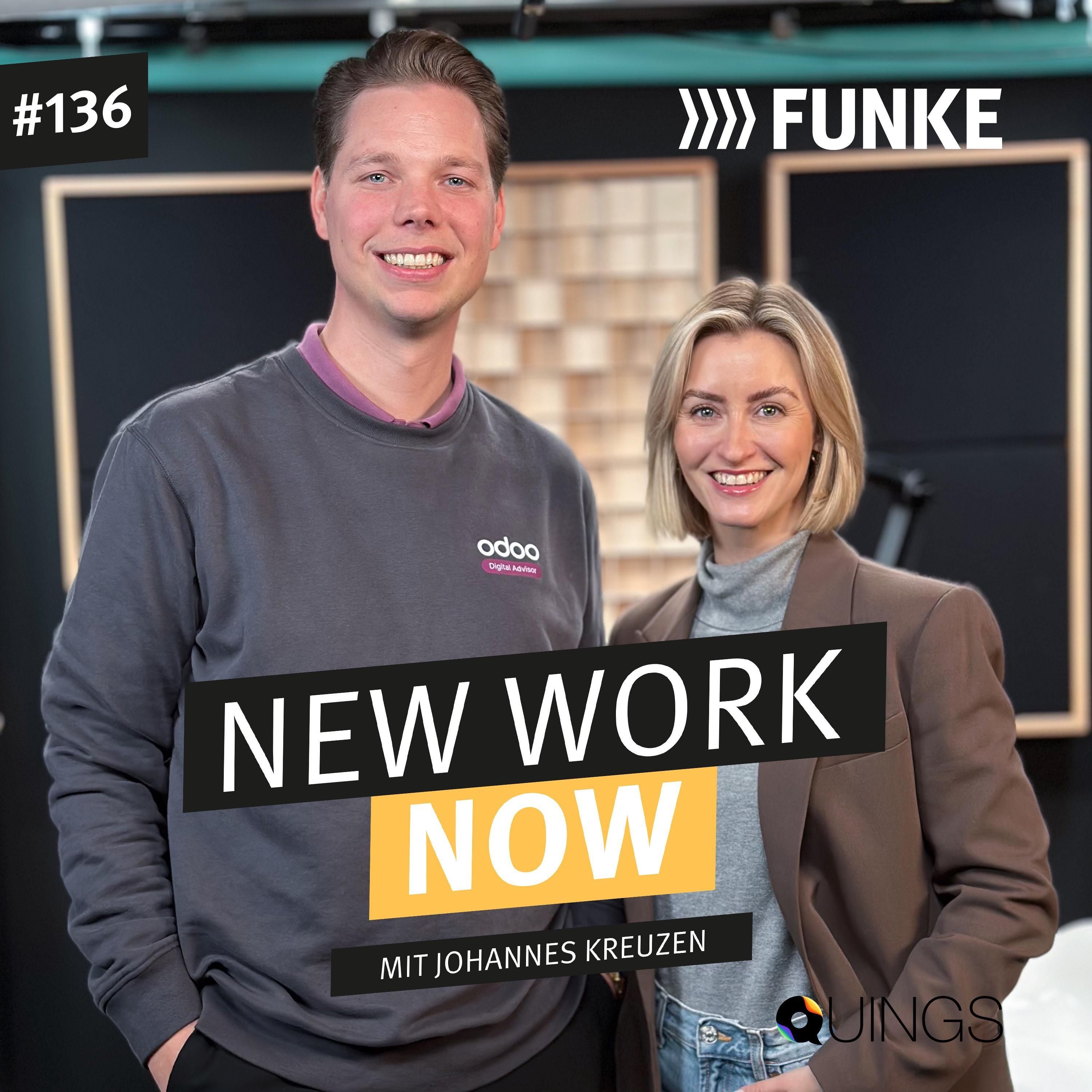 #136 Die Herausforderungen der Tool-Flut meistern und wie Odoo Unternehmen hilft, effizient zu arbeiten, mit Managing Director Germany DACH Johannes Kreuzen