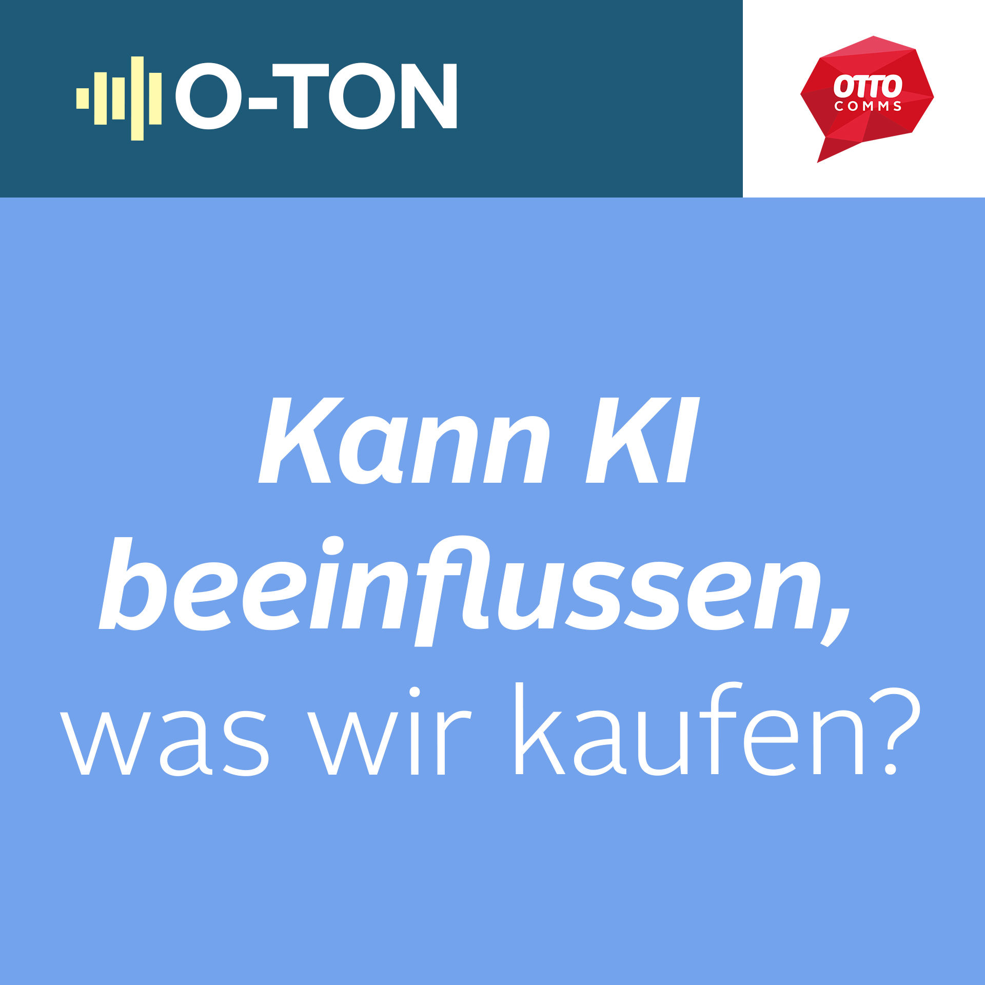 #136: Kann KI beeinflussen, was wir kaufen?