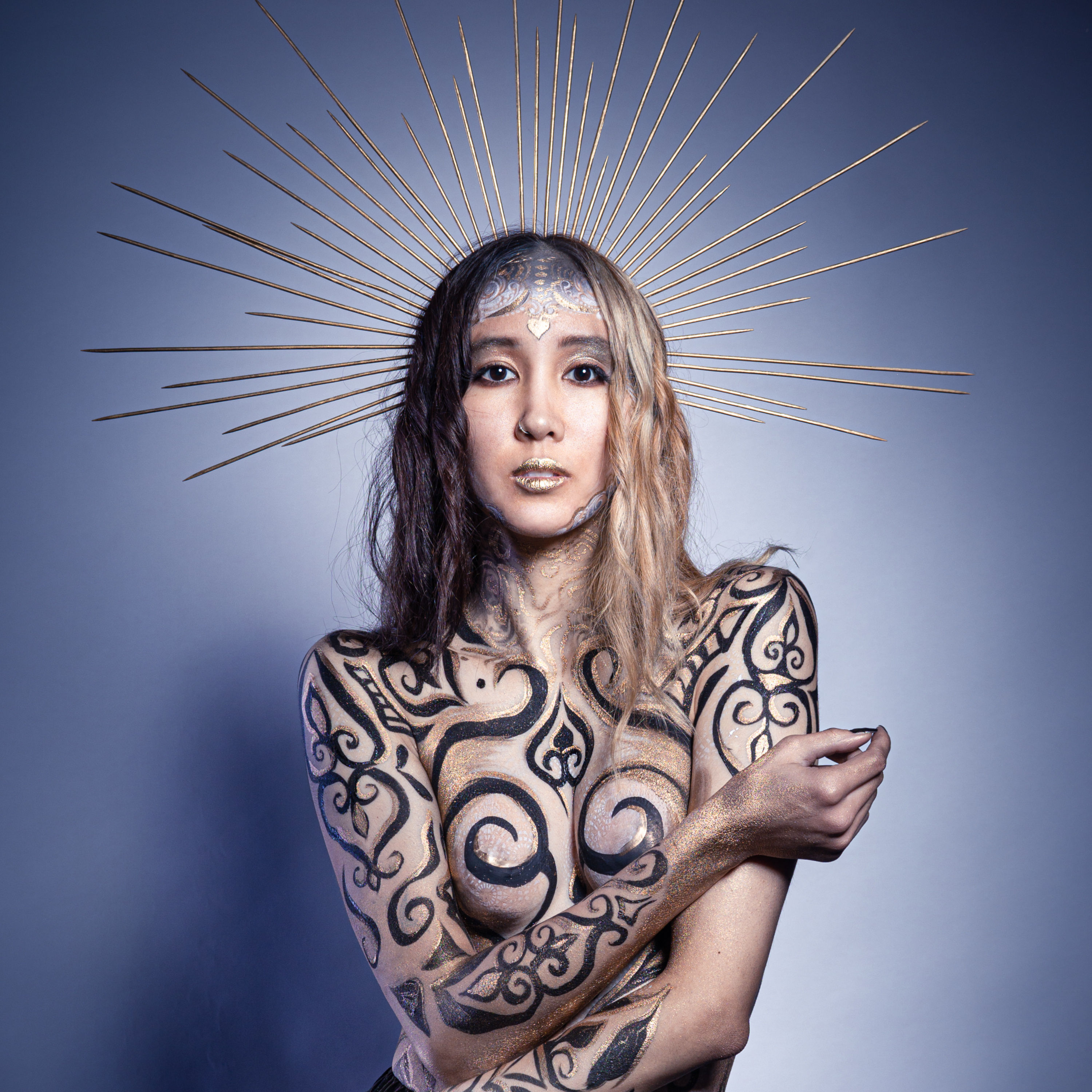 14 Kasachische Ornamente – nackte Haut als Protest gegen Gewalt