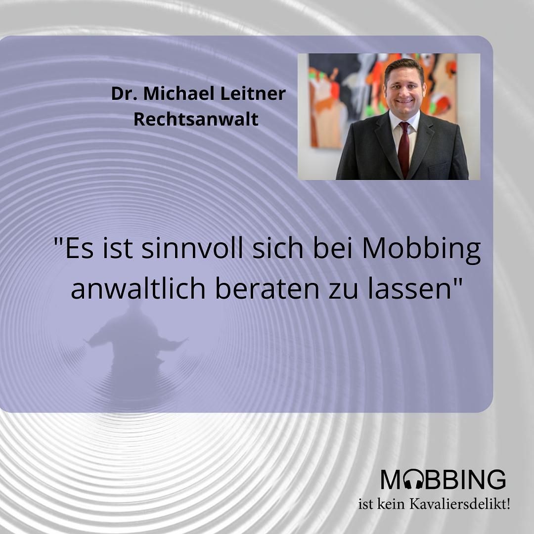 #14: Rechtsanwalt Dr. Michael Leitner über Mobbing am Arbeitsplatz