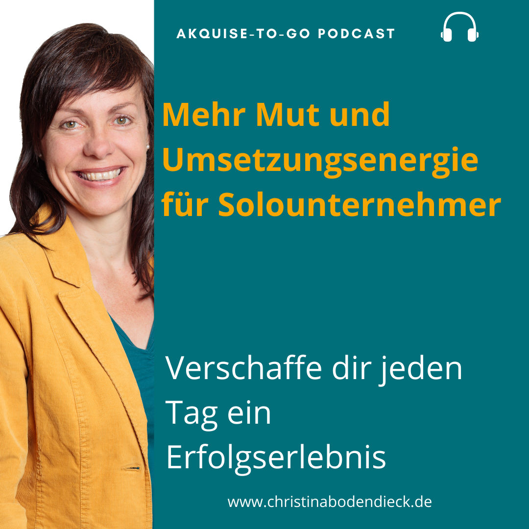 #140 Mehr Mut und Umsetzungsenergie für Solounternehmer