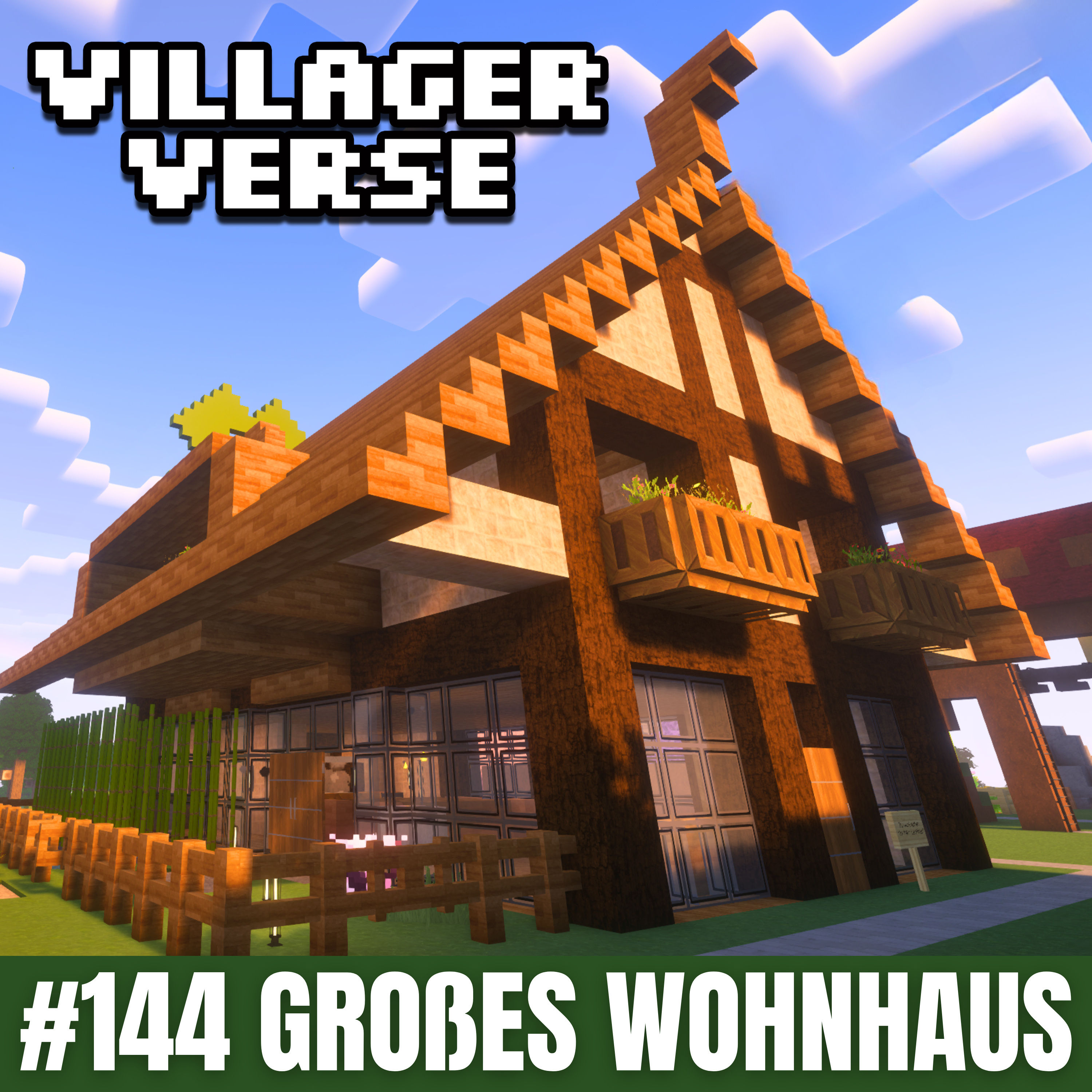 #144 🏚️ Großes Minecraft Wohnhaus an meinen Vater verkauft!