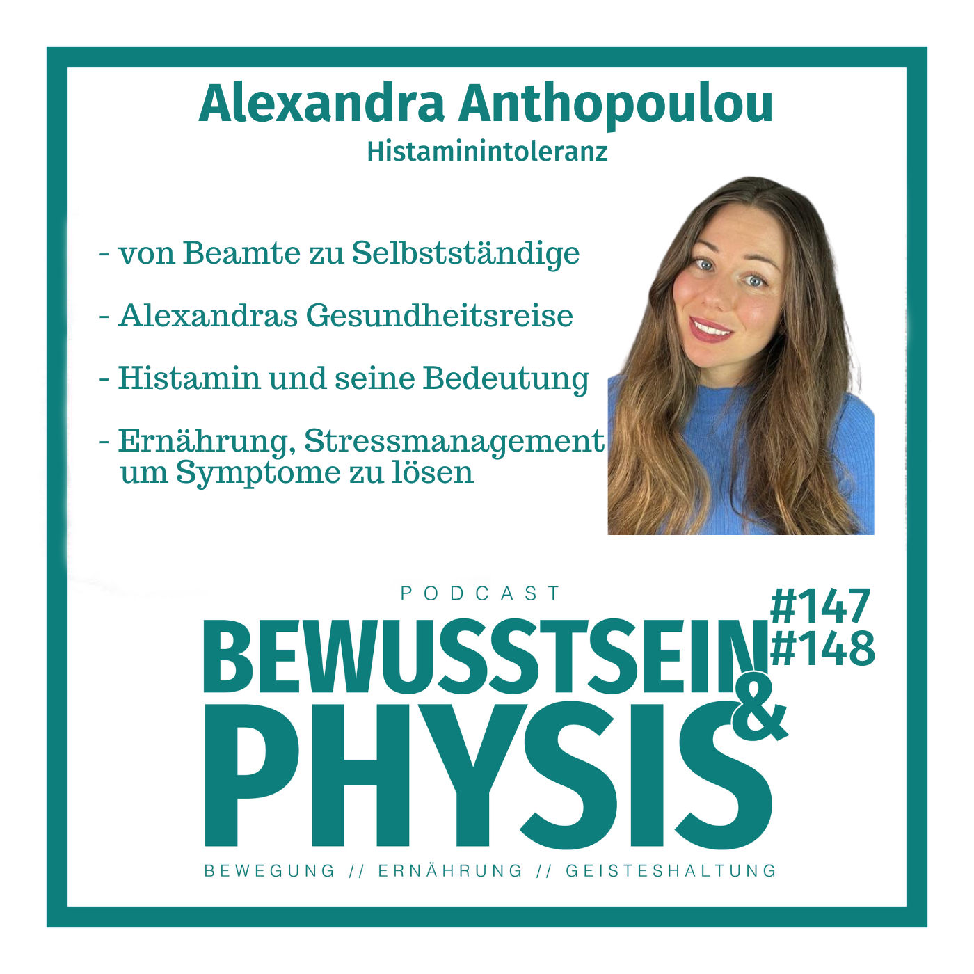 148 2/2 Alexandra Anthopoulou - Mythos Histaminintoleranz 🤡, was wirklich hinter den Symptomen steckt und wie du sie los wirst. Histamin und seine Bedeutung eklärt