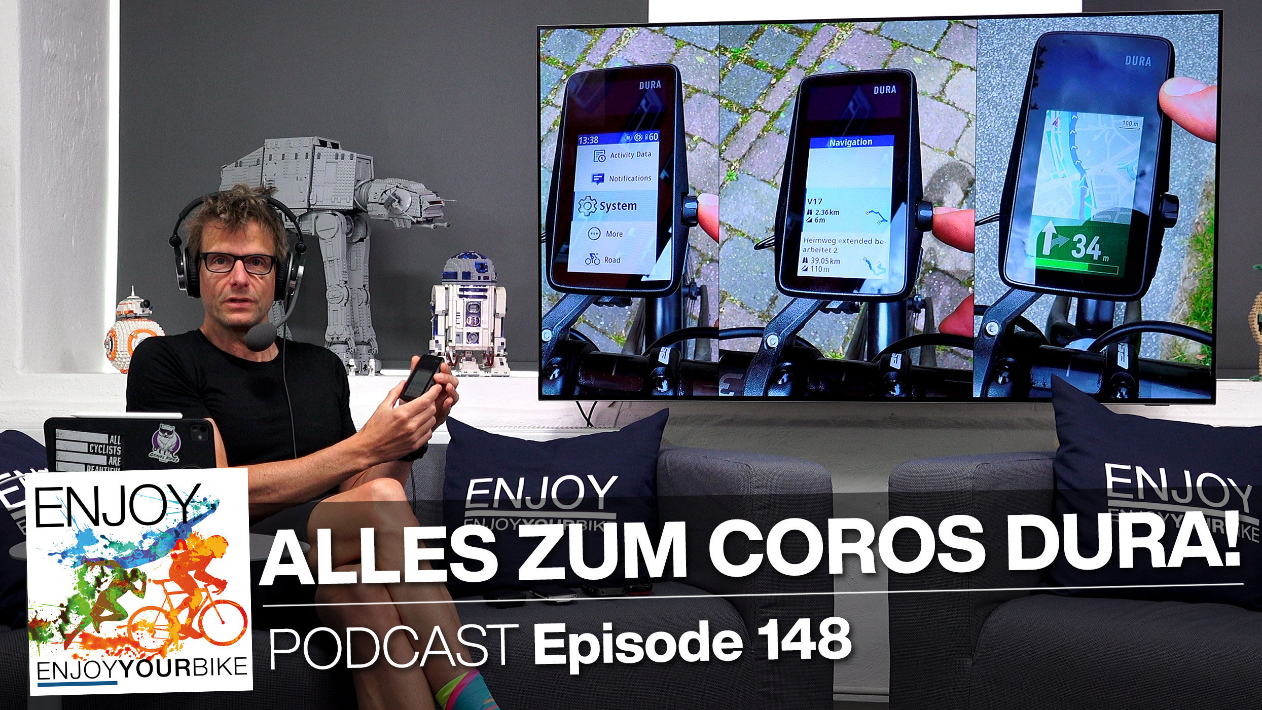 148: COROS DURA Fahrradcomputer! Was ist besser & schlechter als Karoo, Wahoo, Garmin? + Hörerfragen!