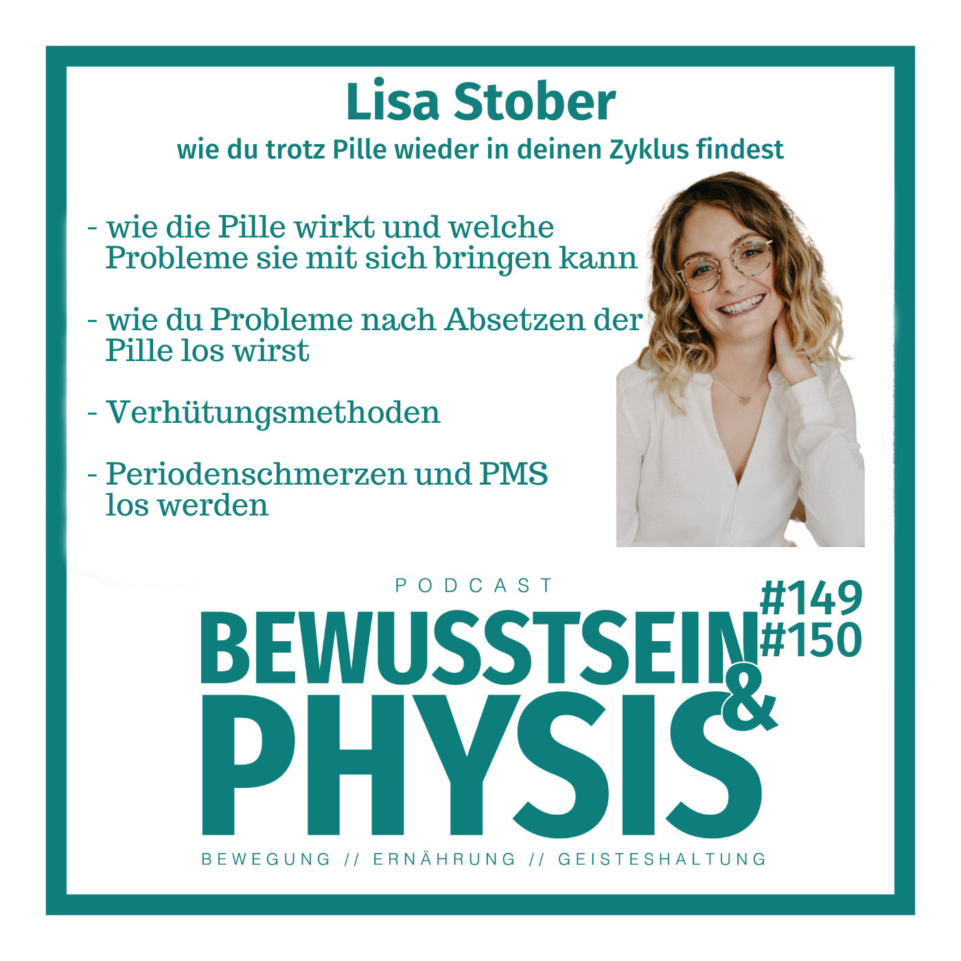 150 2/2 Lisa Stober - Power-Zyklus 🩸, wie du nach der Pille wieder in deinen Zyklus findest und Periodenschmerzen los wirst