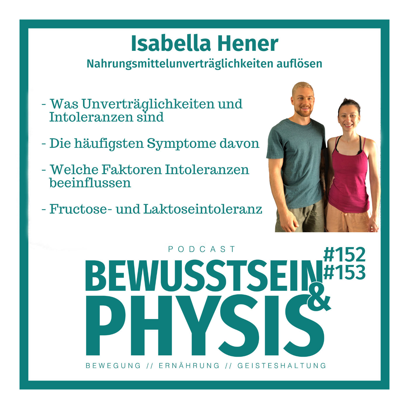153 2/2 Isabella Hener - Nahrungsmittelunverträglichkeiten auflösen und endlich wieder stressfrei essen👨🍳