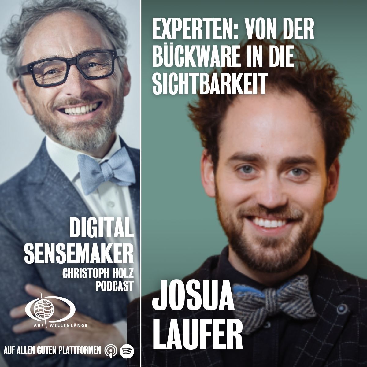 #153 "Experten: Von der Bückware in die Sichtbarkeit", mit Josua Laufer, Experte für Experten