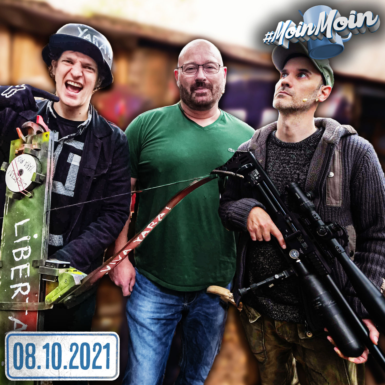 #1589 | Selbstgebaute Waffen schießen mit Krogi, Denzel und Jörg Sprave