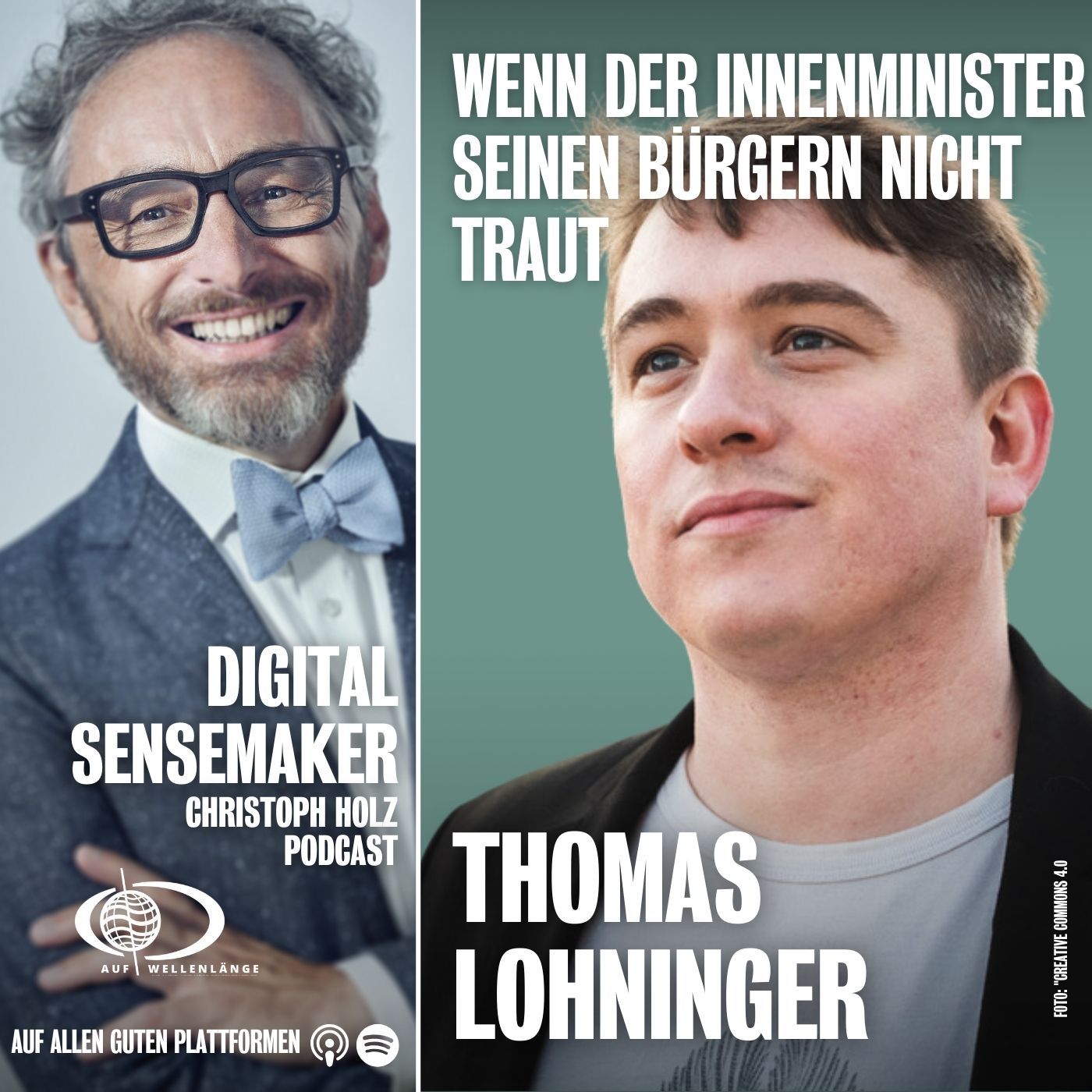 #159 "Datenschutz: Wenn der Innenminister seinen Bürgern misstraut", mit Thomas Lohninger, epicenter.works