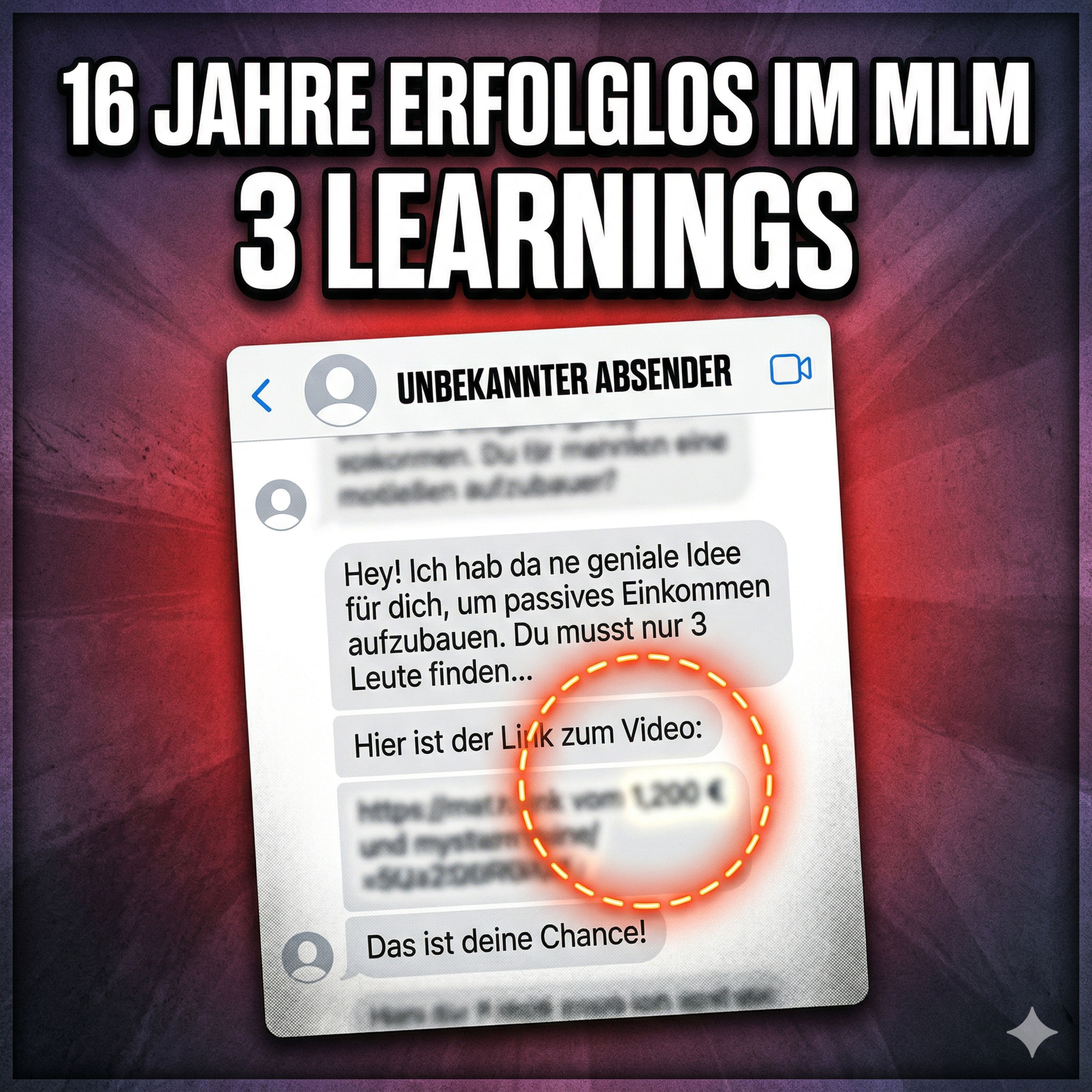 16 Jahre erfolglos im Network Marketing - 3 wichtige Learnings
