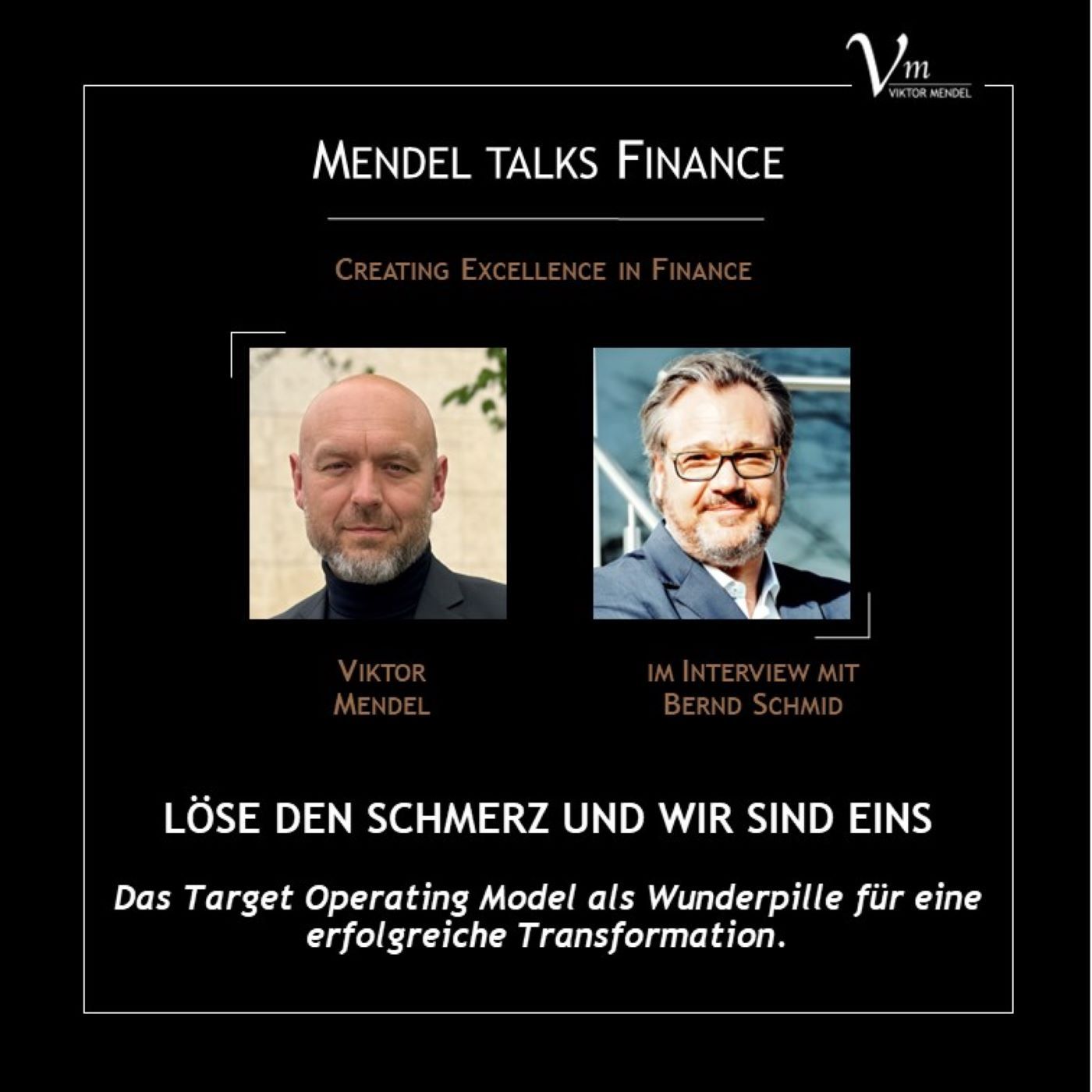 #16 LÖSE DEN SCHMERZ UND WIR SIND EINS. Das Target Operating Model als Wunderpille für eine erfolgreiche Transformation