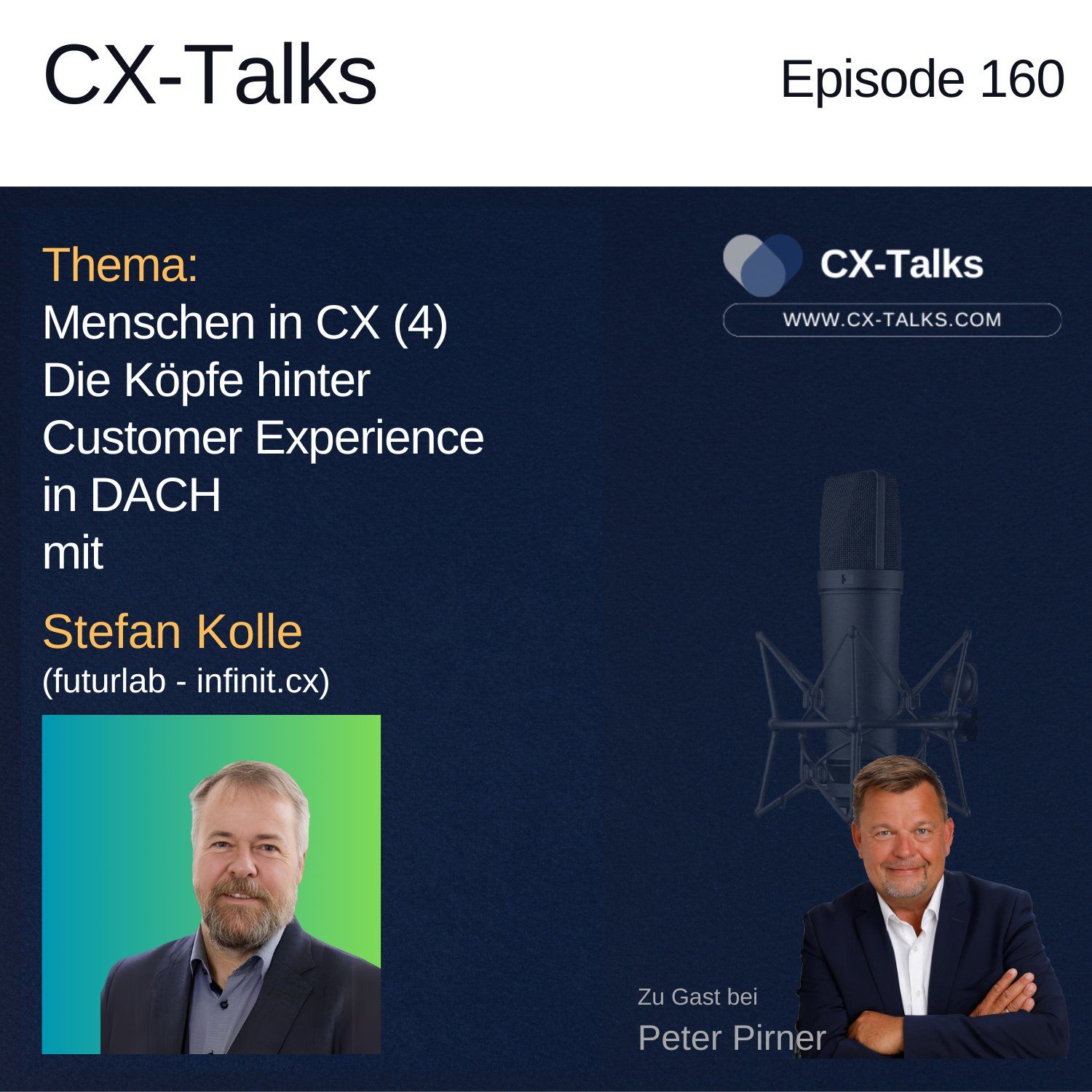 #160 Menschen in CX (4): Stefan Kolle (futurelab/infinit.cx) bei Peter Pirner
