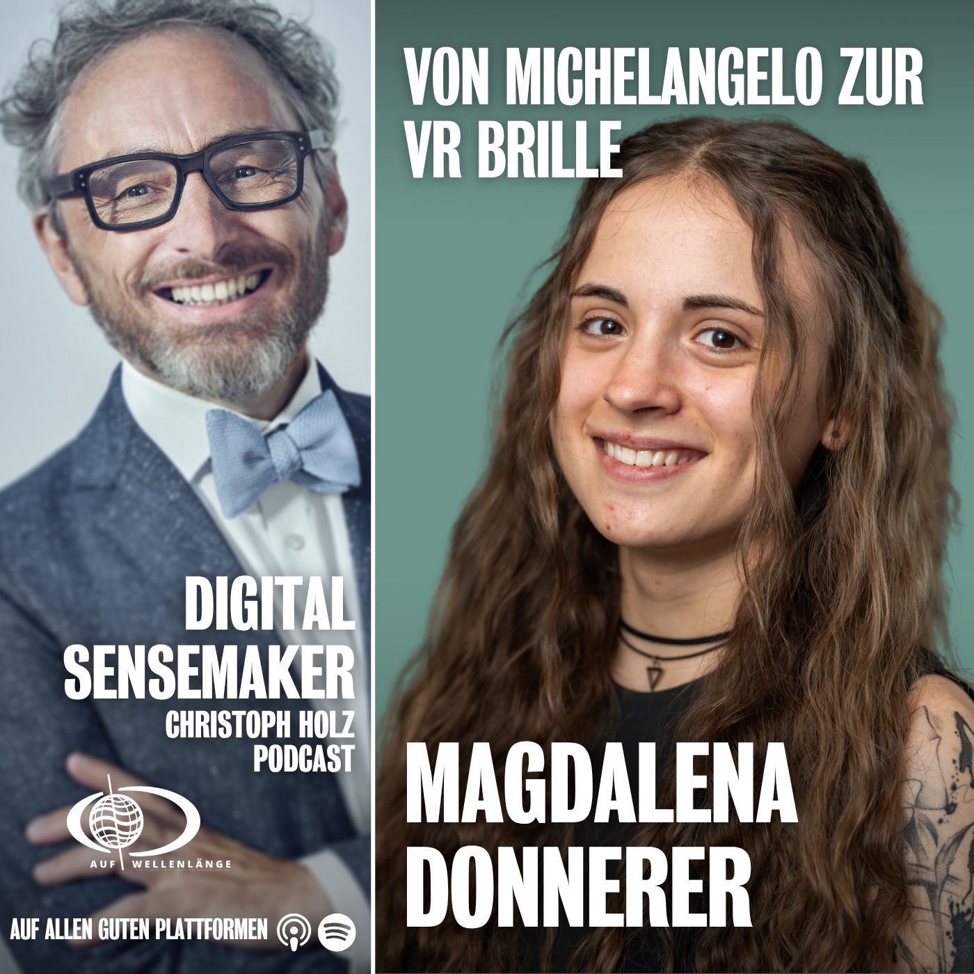 #162 "Von Michelangelo zur VR Brille", mit Magdalena Donnerer, Künstlerin und Social Media Managerin