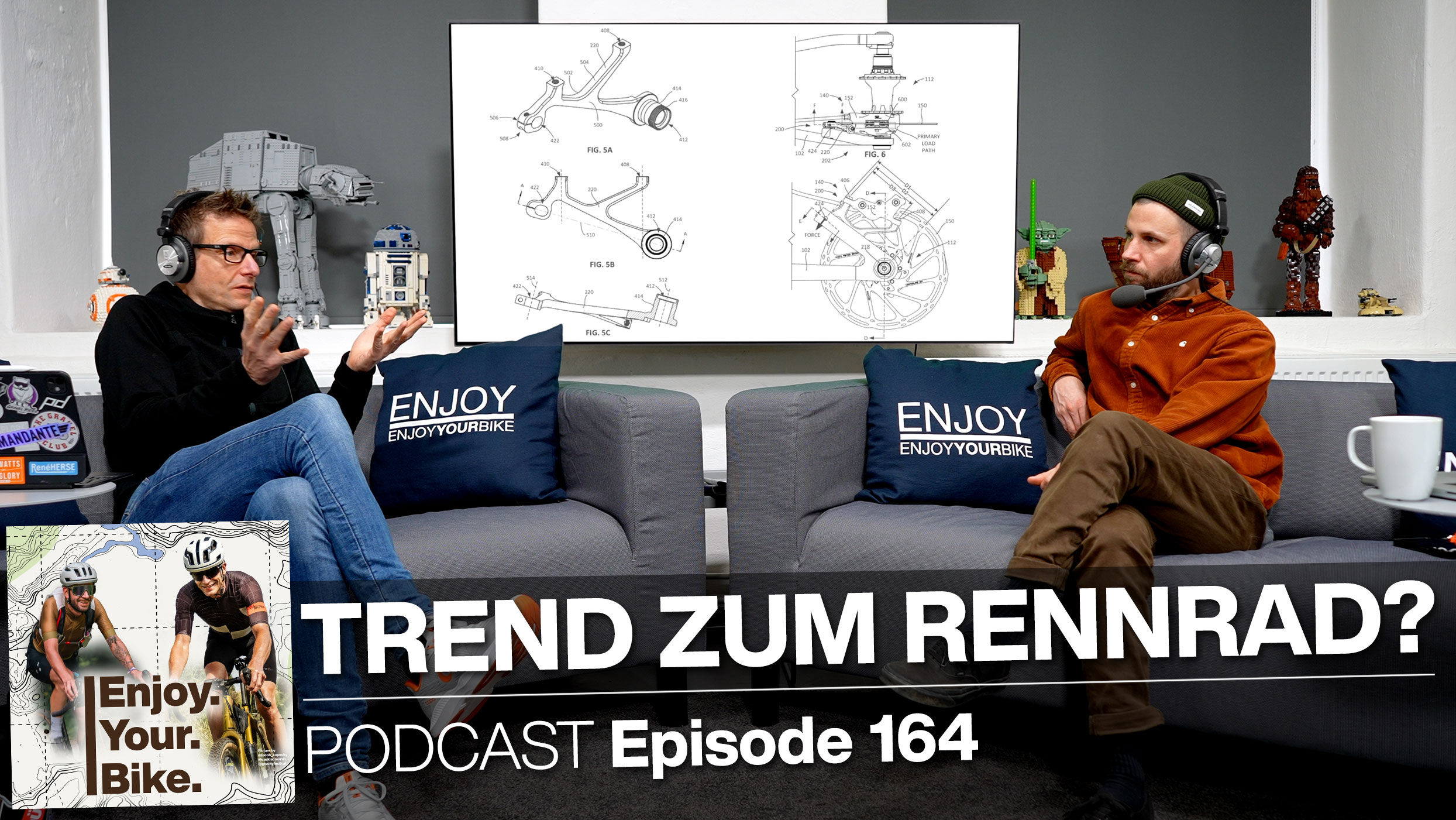 164: Rennradfahren, der Trend für 2025? + SRAM Bremspatent + Lenker-Tacho-Einheit + Aufblasbarer Helm