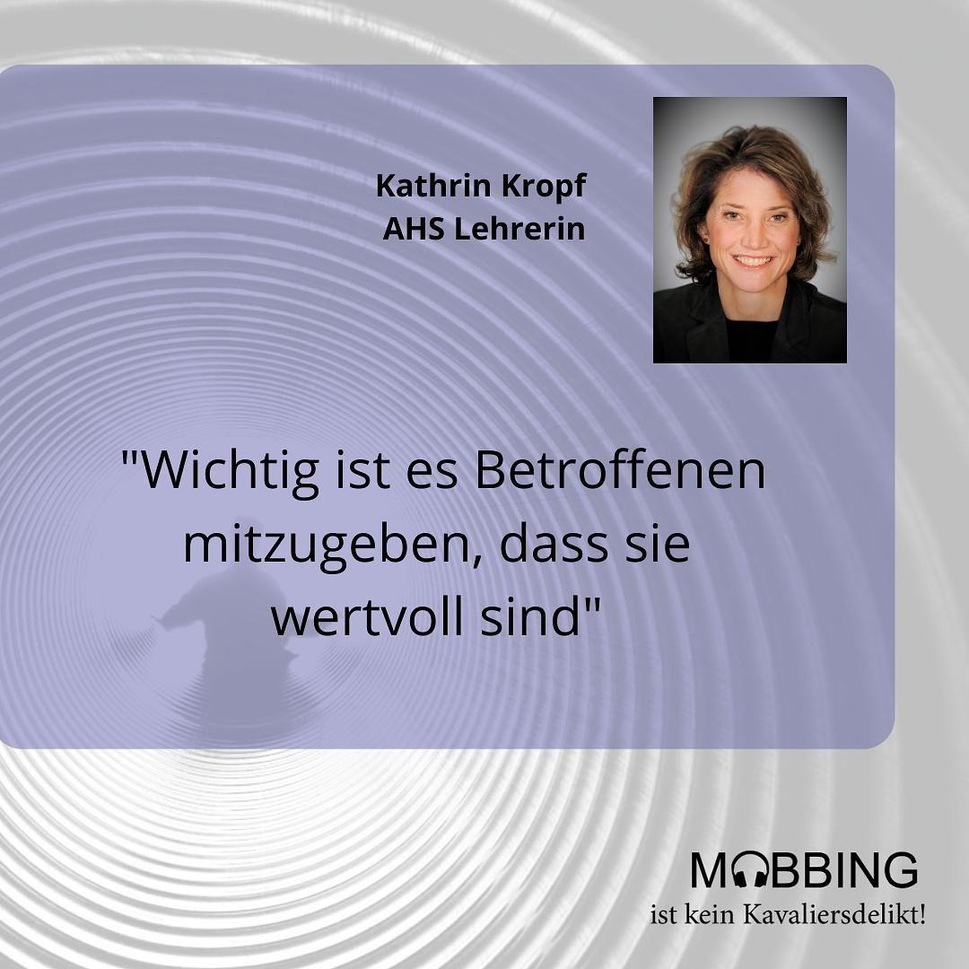 #17: AHS Lehrerin Kathrin Kropf über Mobbing in der Schule