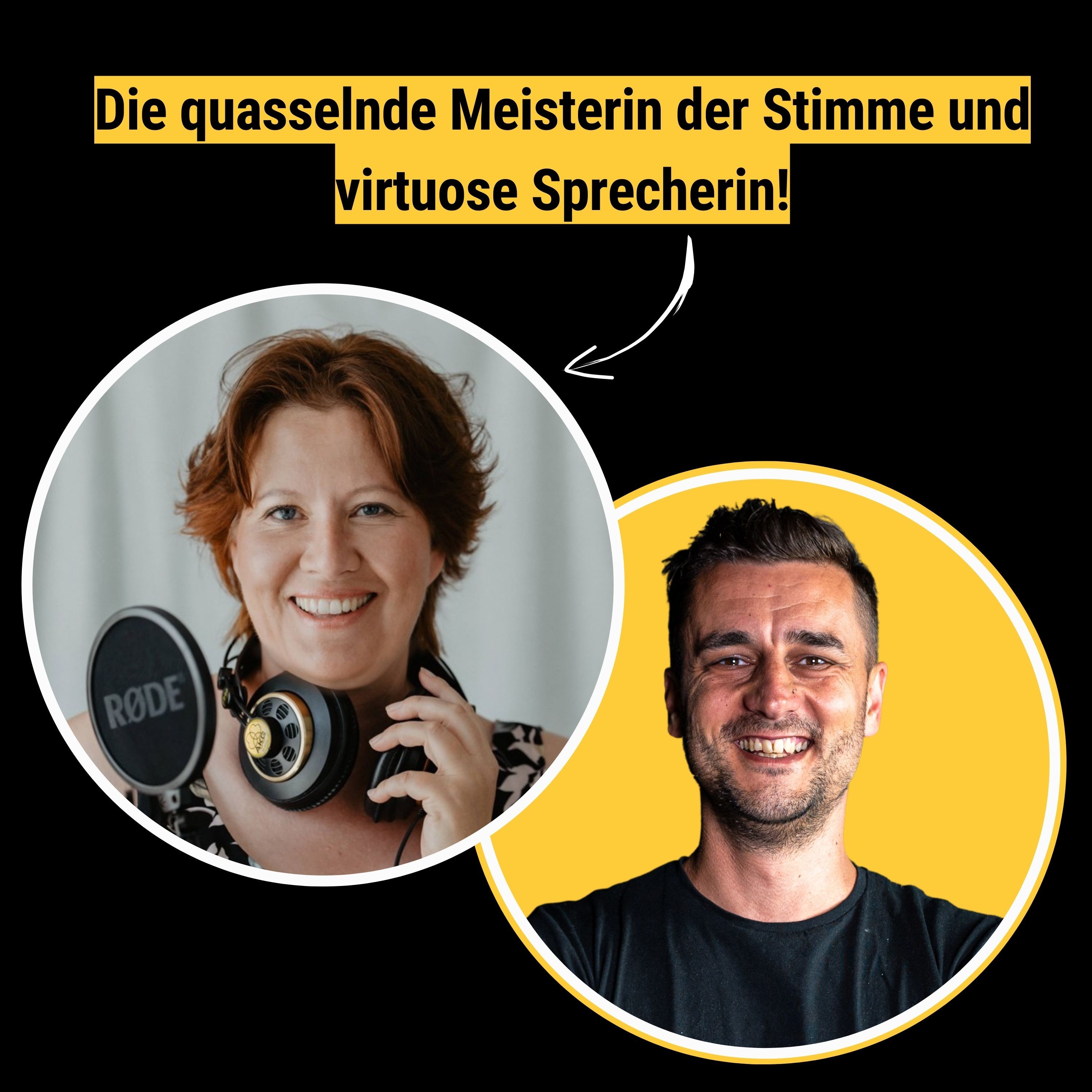 #17 Die quasselnde Meisterin der Stimme und virtuose Sprecherin! Von Schulbänken zur Sprachakrobatik: Ina Arnold