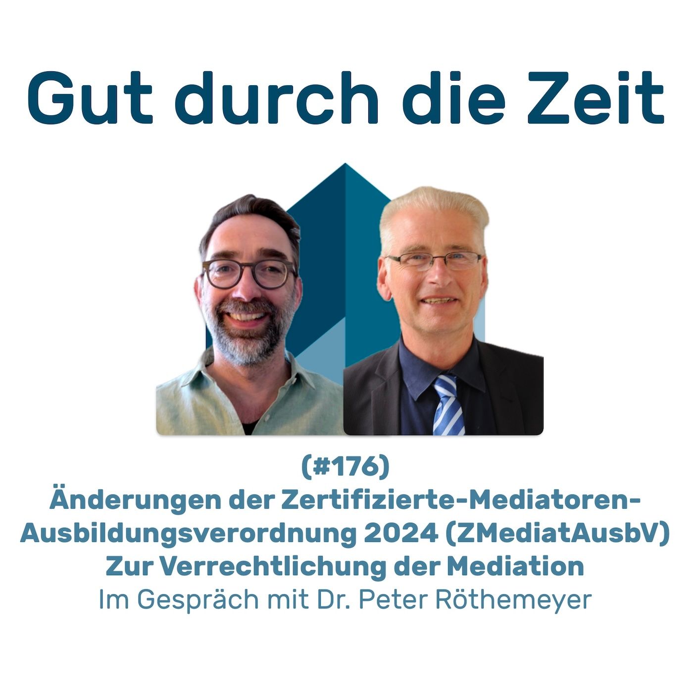 #176 - Änderungen der Zertifizierte-Mediatoren-Ausbildungsverordnung 2024 (ZMediatAusbV). Im Gespräch mit P. Röthemeyer