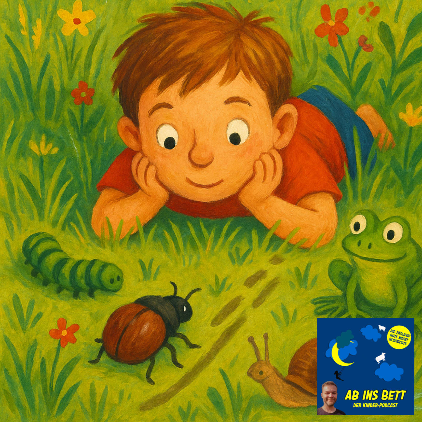 #1792 Malte und die Spuren in der Wiese