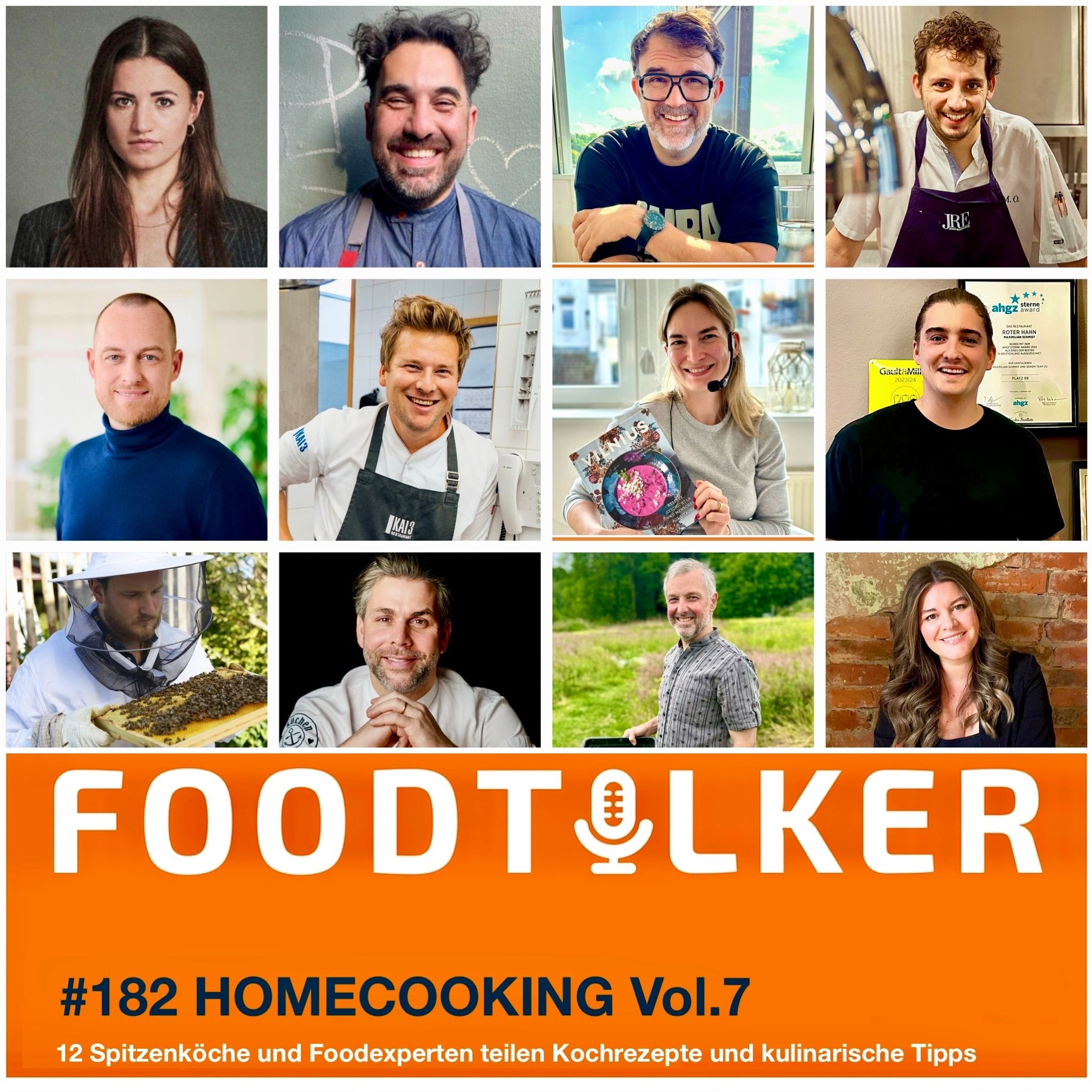 #182 Homecooking Vol.7 - Kochrezepte und kulinarische Tipps von 12 Spitzenköchen und Foodprofis