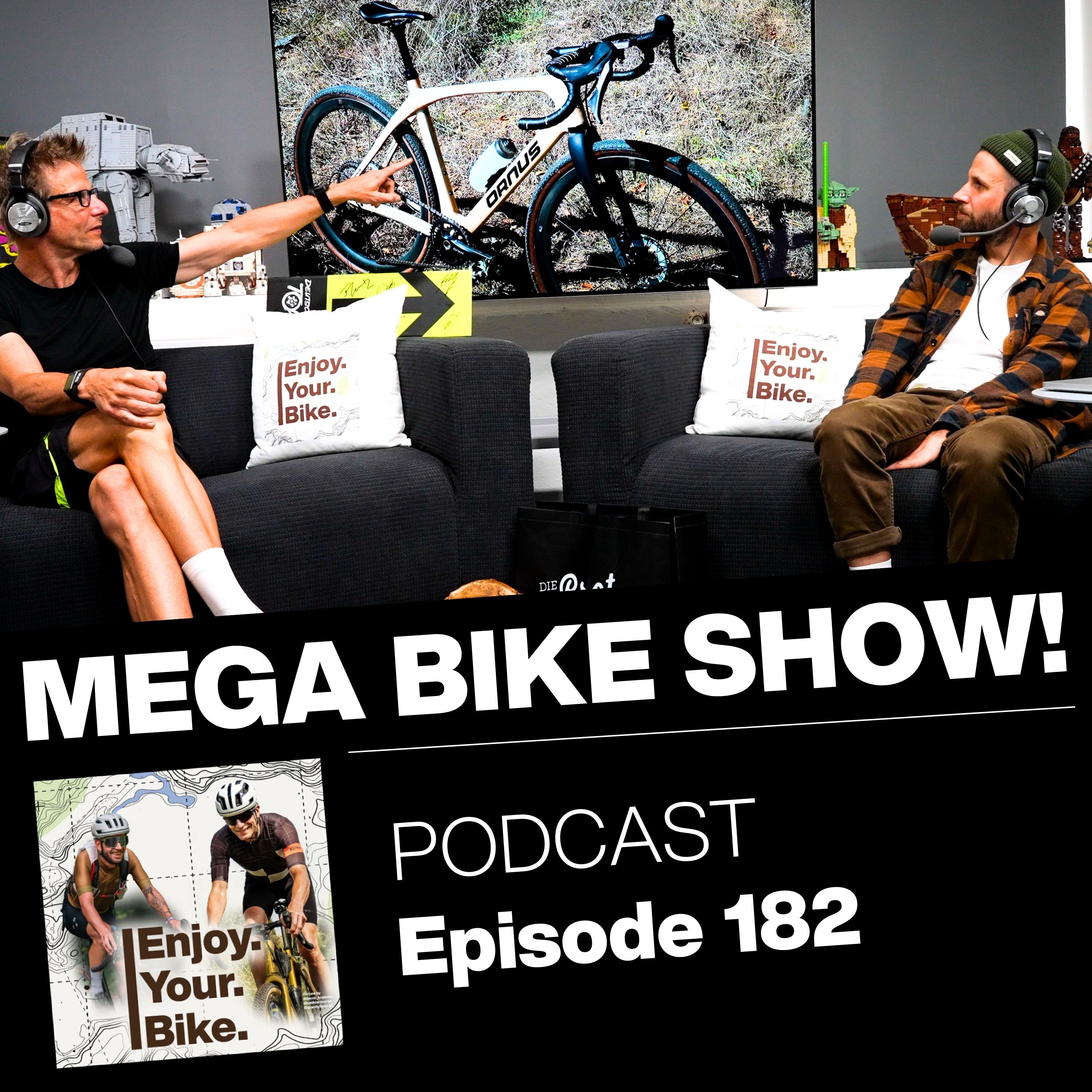 182: MEGA BIKE SHOW! UPPER 2.0 / FARA Gr4 / ORNUS Holz-Gravelbikes & Jeagher Tornado!