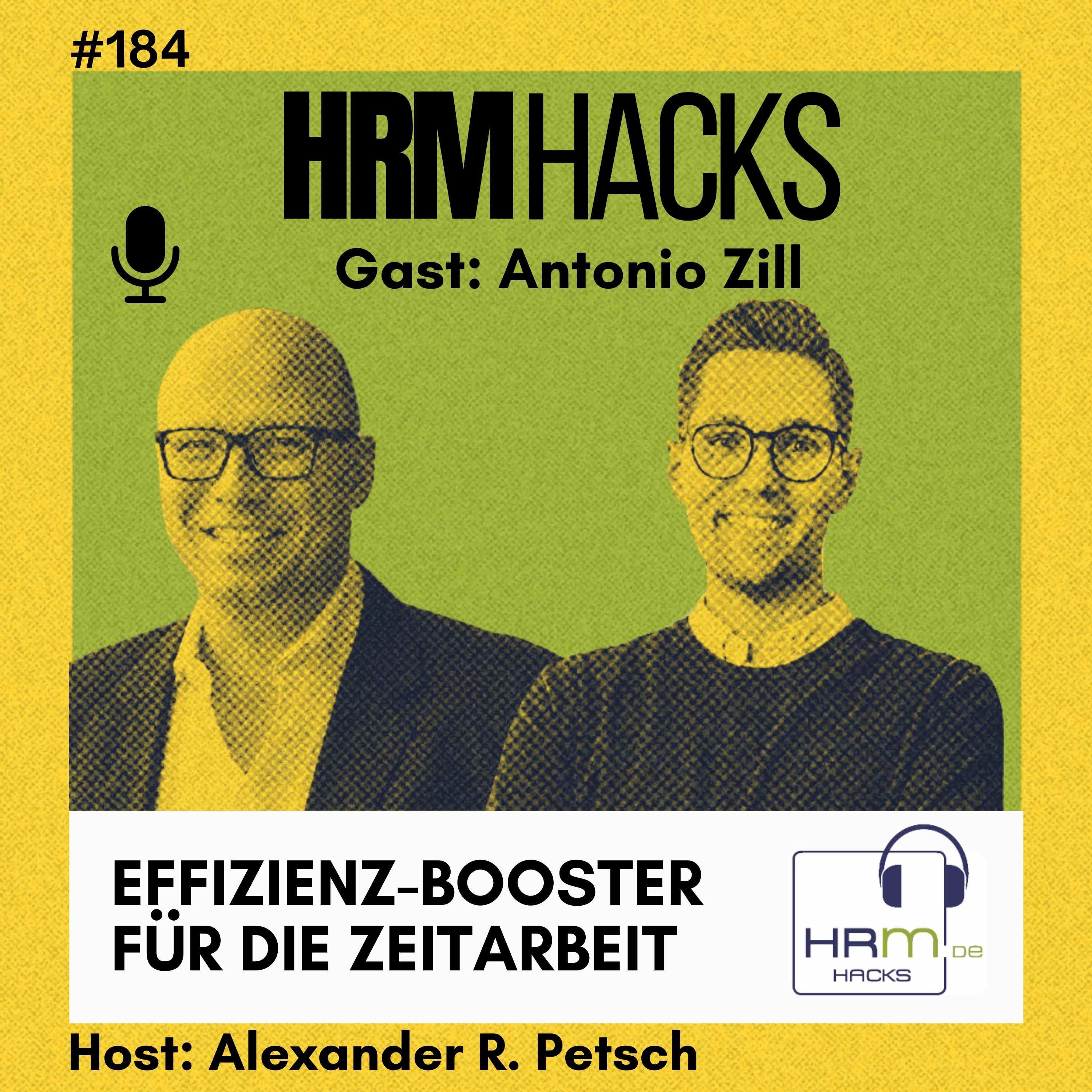 #184 Effizienz-Booster für die Zeitarbeit mit Antonio Zill