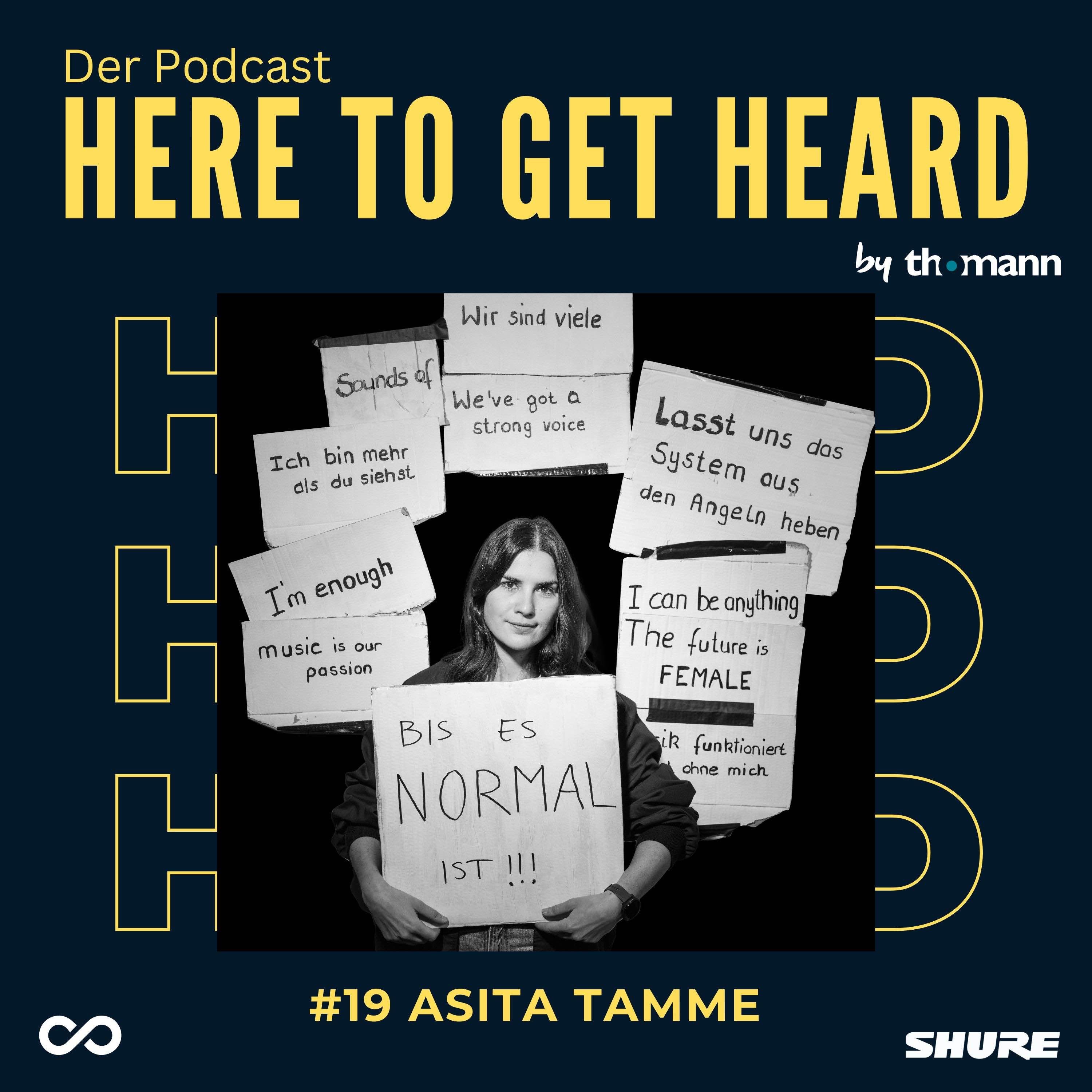 #19 Mit ASITA TAMME über das Aufbrechen von Genres, ihre Liebe für Komposition und Musiktheorie und die Herausforderungen für FLINTA*s