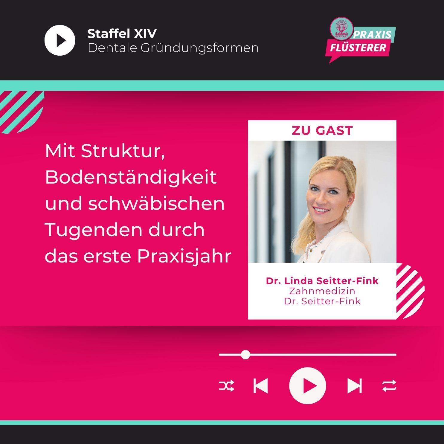 #195: Mit Struktur, Bodenständigkeit und schwäbischen Tugenden durch das erste Praxisjahr | Mit Dr. Linda Seitter-Fink