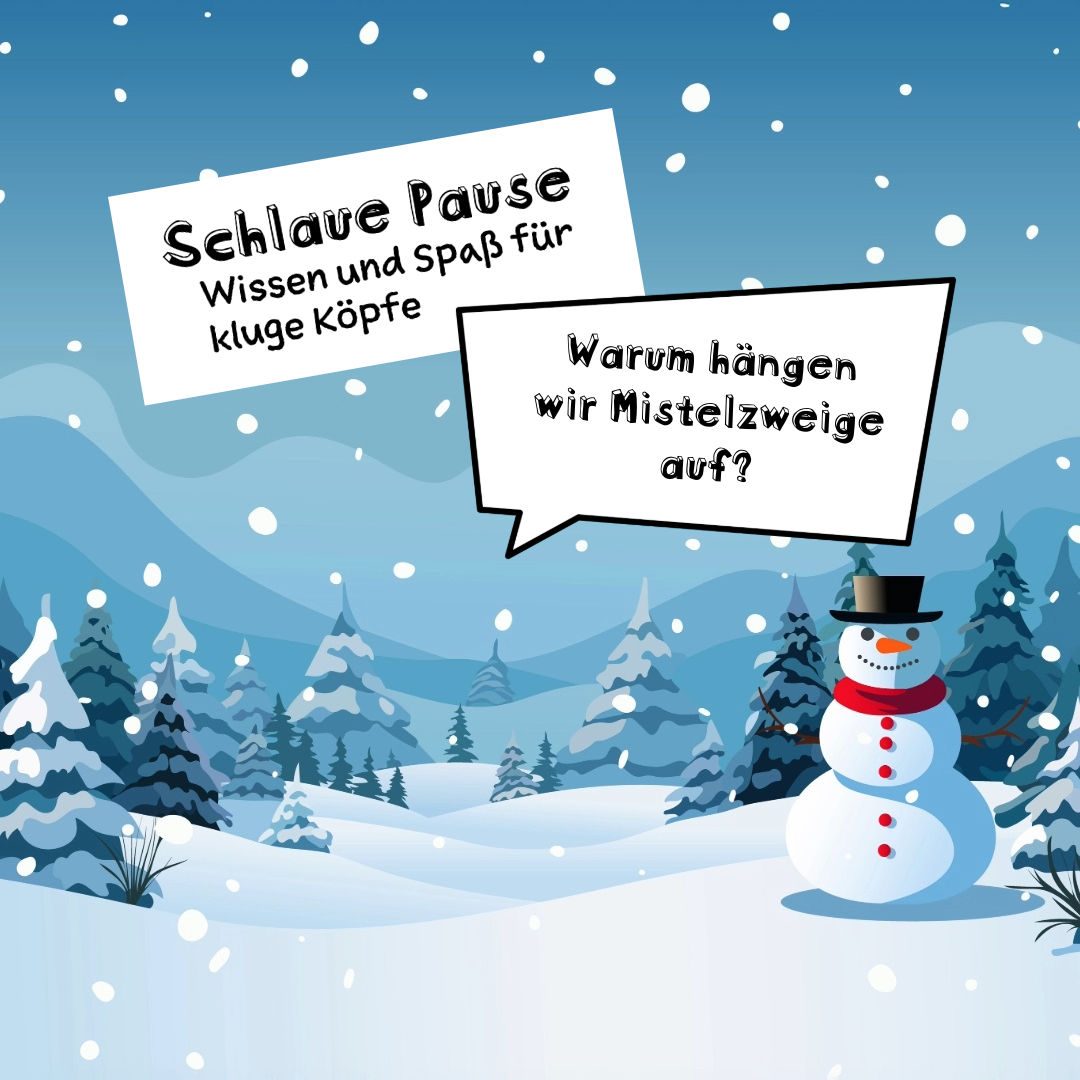 20. Adventtürchen: Warum hängen wir Mistelzweige auf?