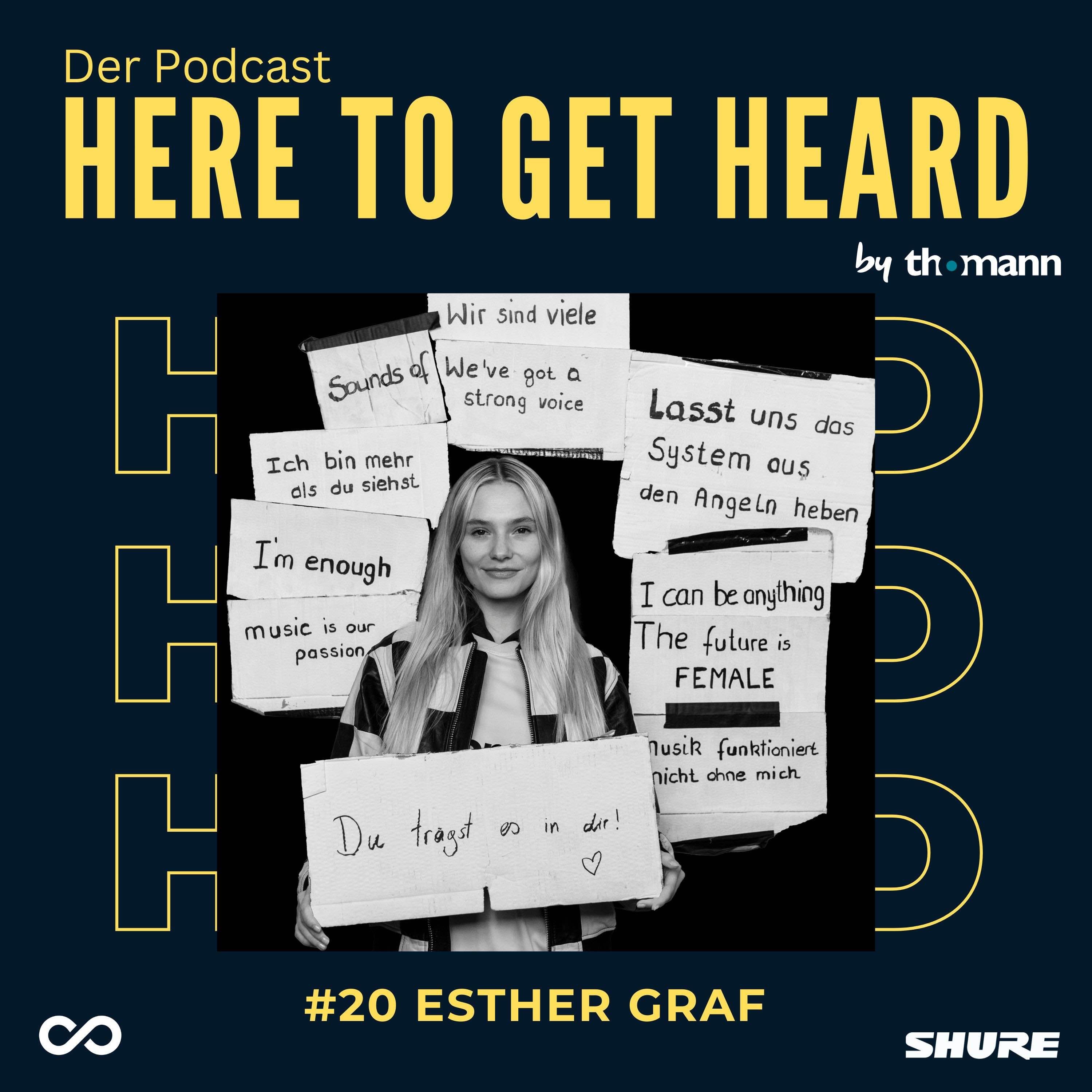 #20 Mit ESTHER GRAF über Selbstbestimmtheit, ihre Liebe fürs Songwriting und die Suche nach dem eigenen Sound