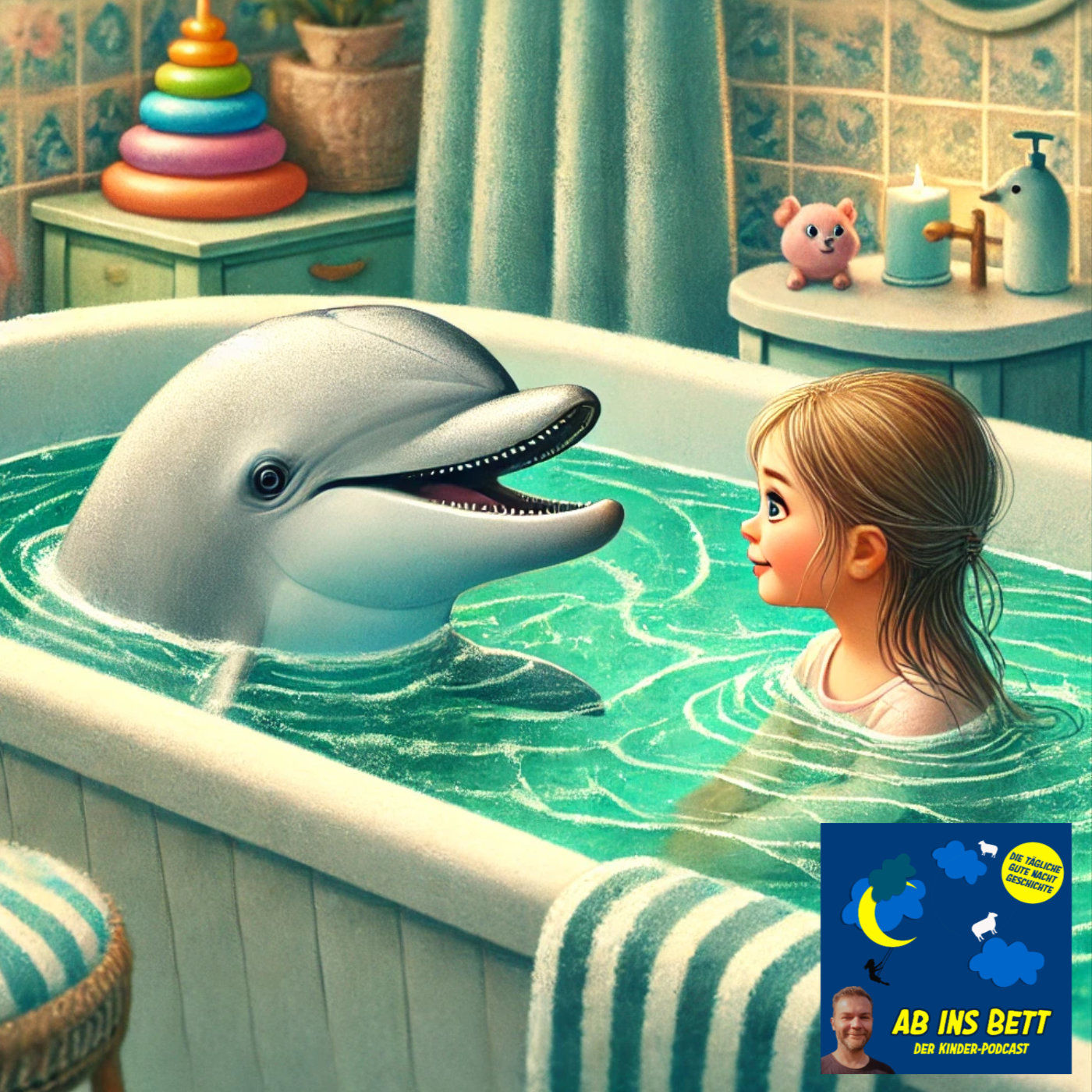 #2005 Denise und der Delfin in der Badewanne