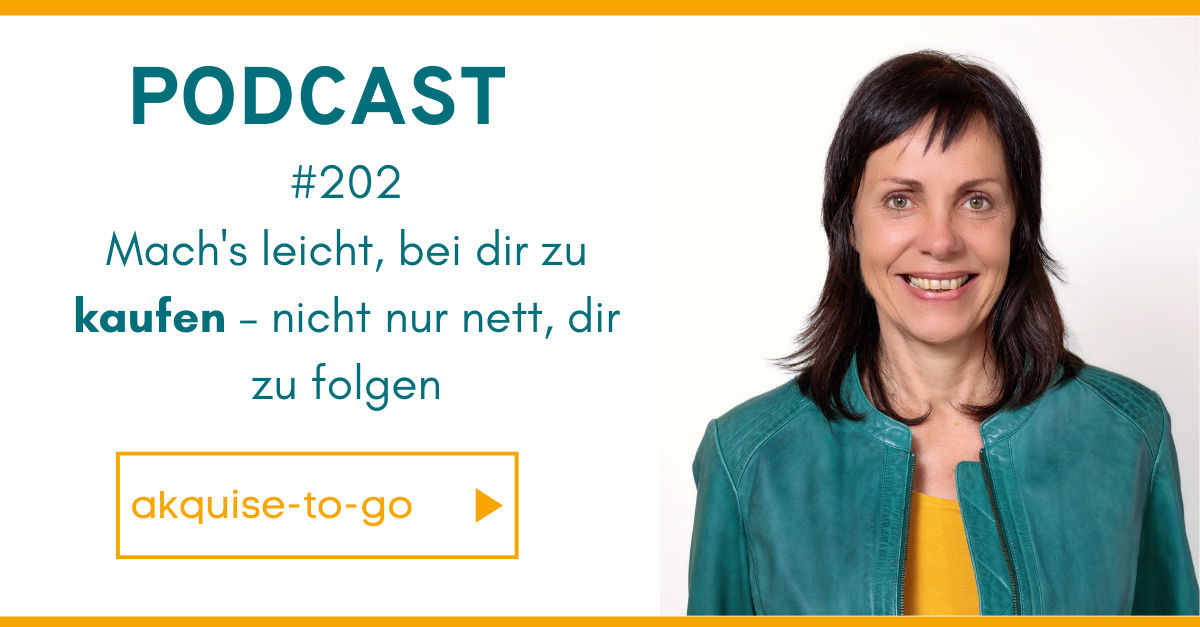 #202 Mach's leicht, bei dir zu kaufen – nicht nur nett, dir zu folgen