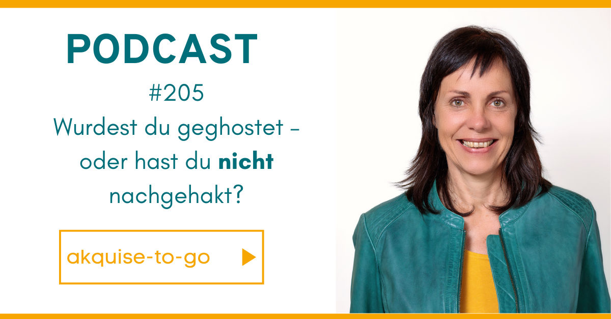#205 Wurdest du geghostet - oder hast du nicht nachgehakt?
